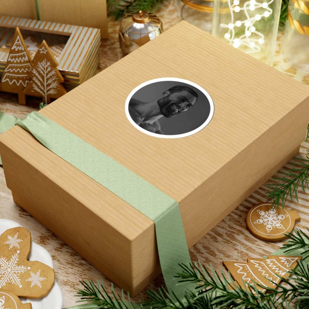 GIGACHAD Kiss-Cut Stickers