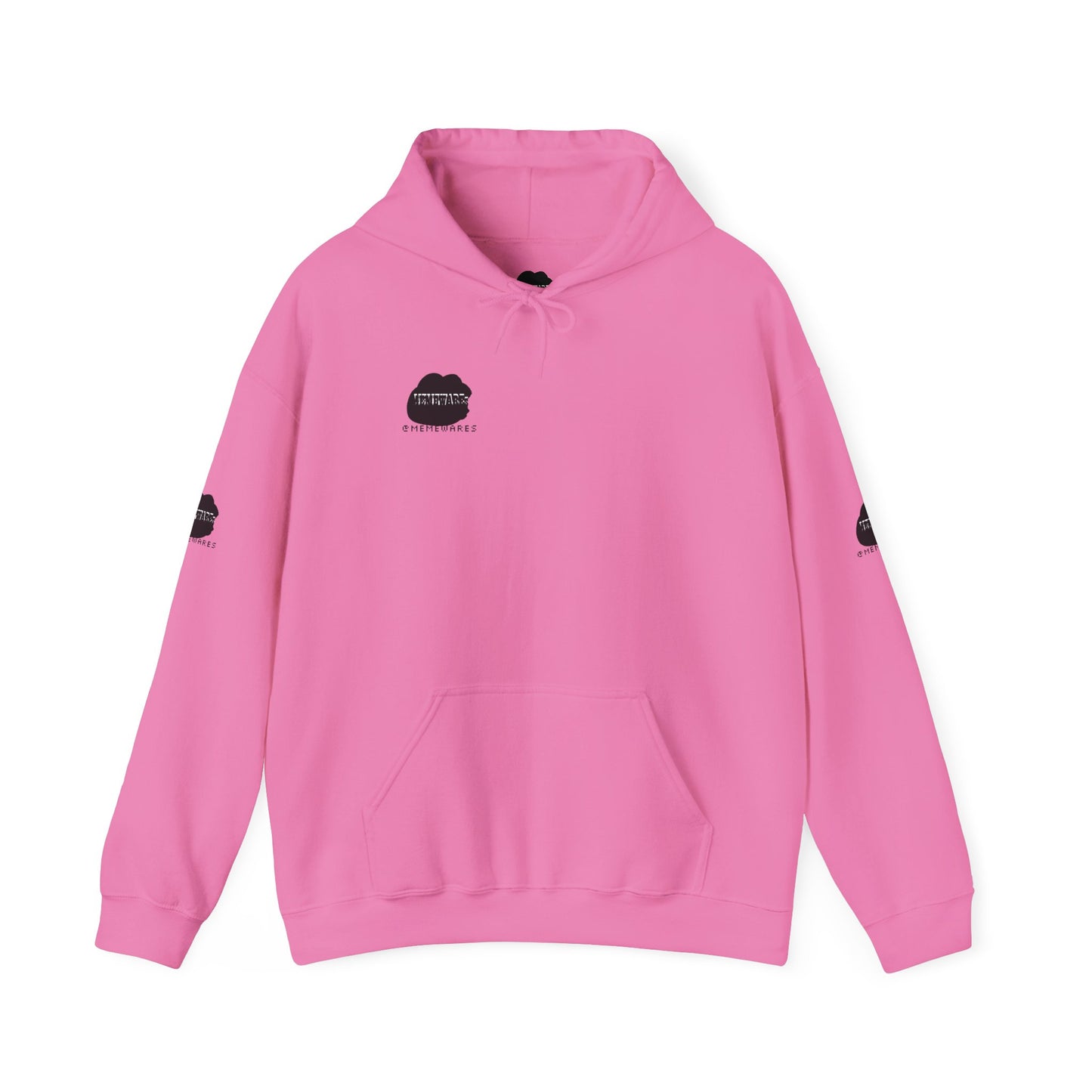 MEMEWAREs Heavy Blend™ Hooded Sweatshirt (sleeve design)