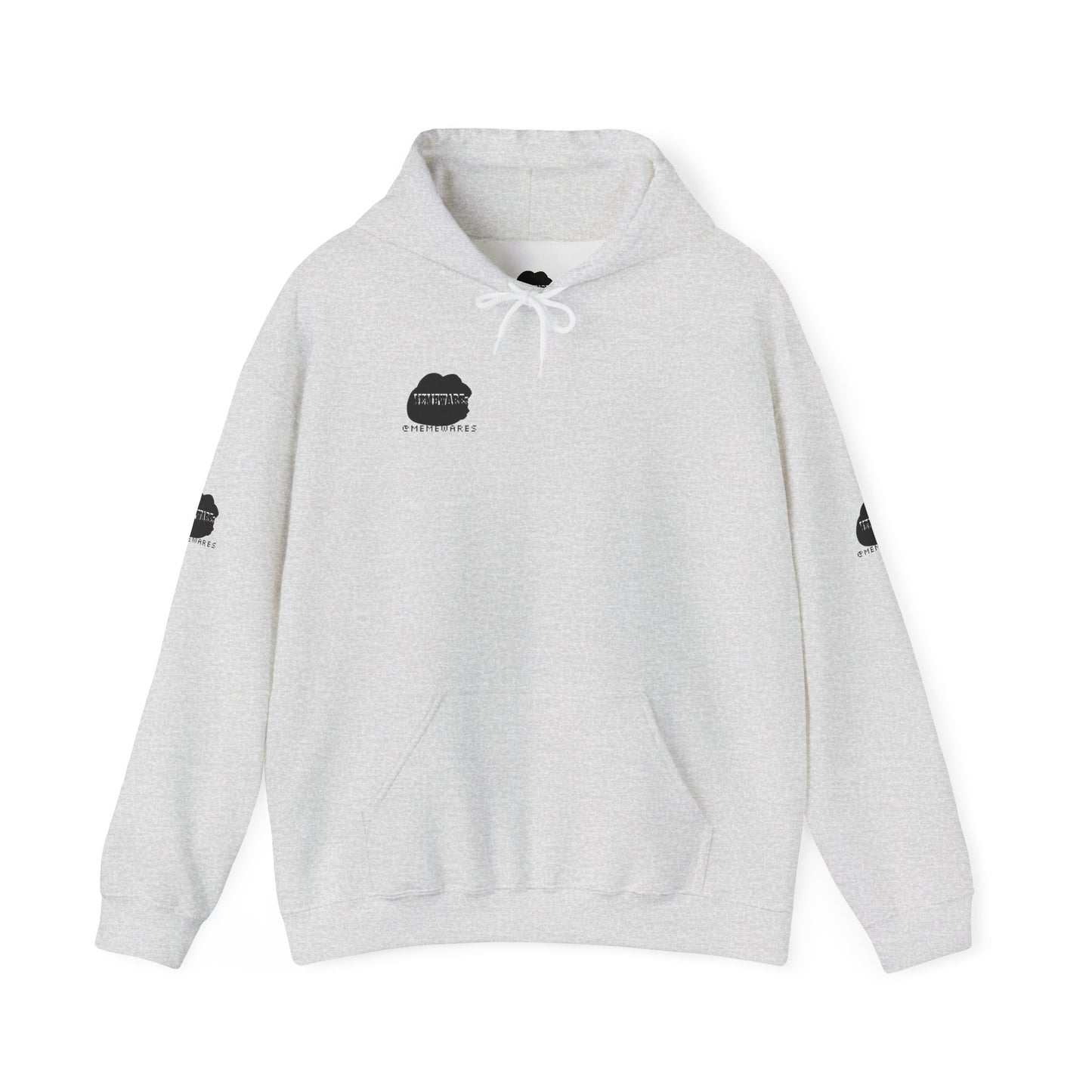 MEMEWAREs Heavy Blend™ Hooded Sweatshirt (sleeve design)