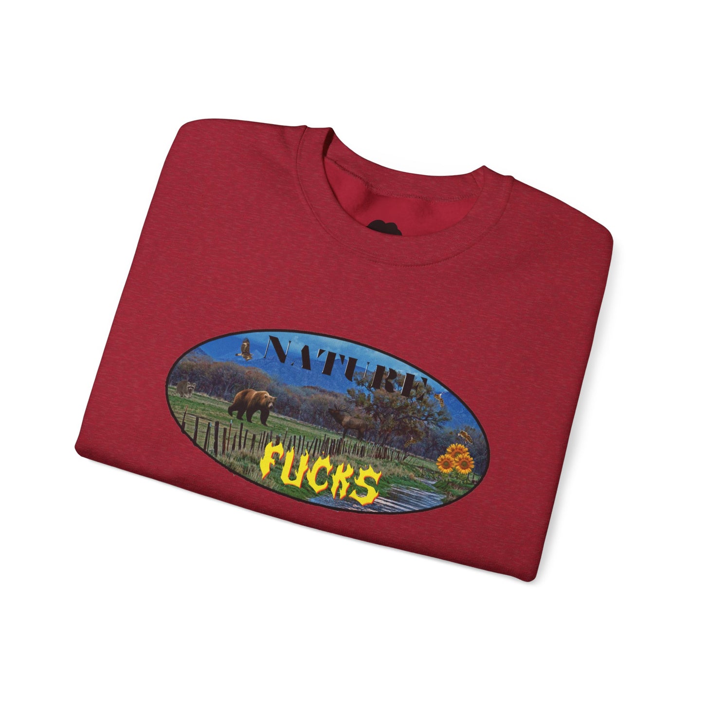 NATURE FUCKS Heavy Blend™ Crewneck Sweatshirt