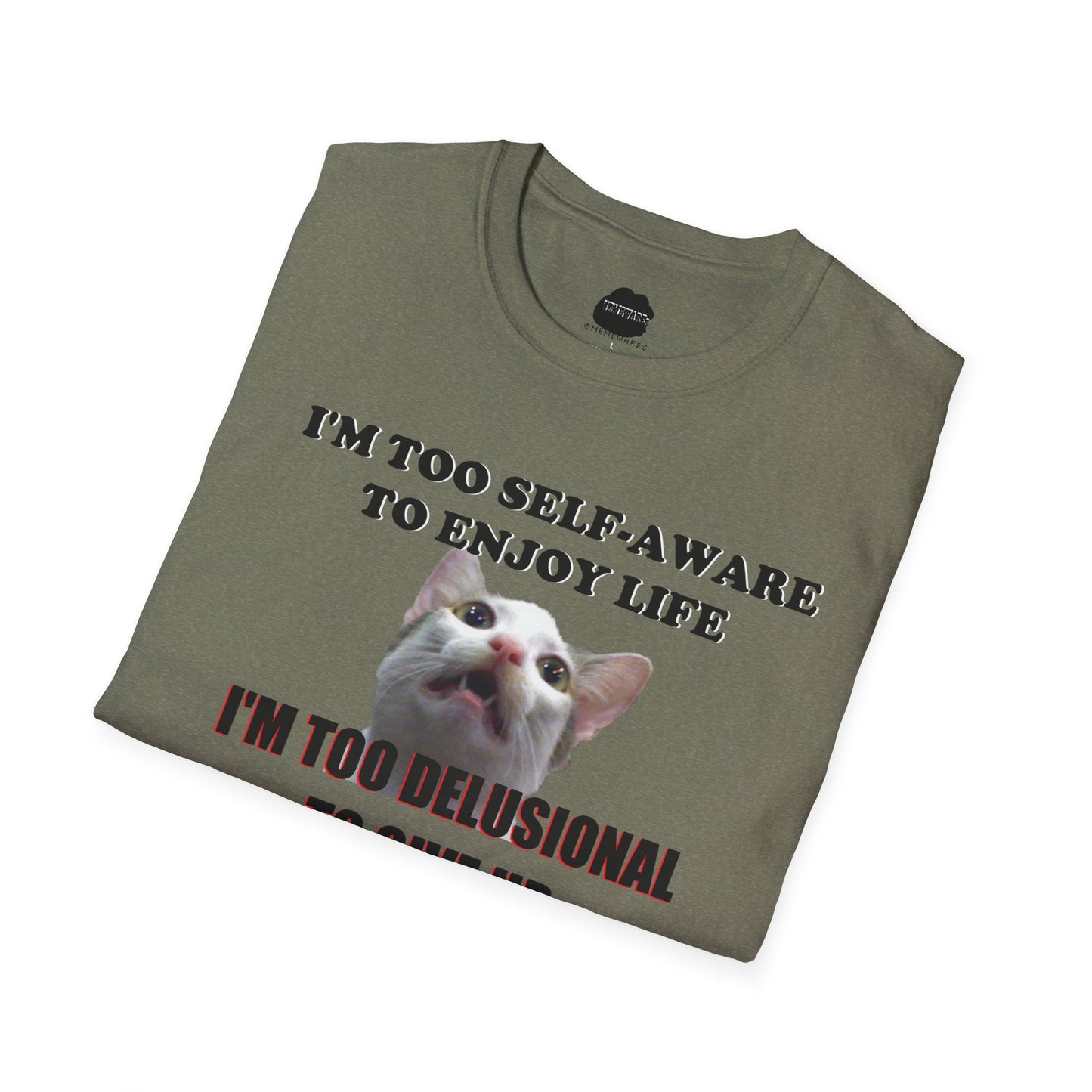 Too Self-Aware Too Delusional Softstyle T-Shirt