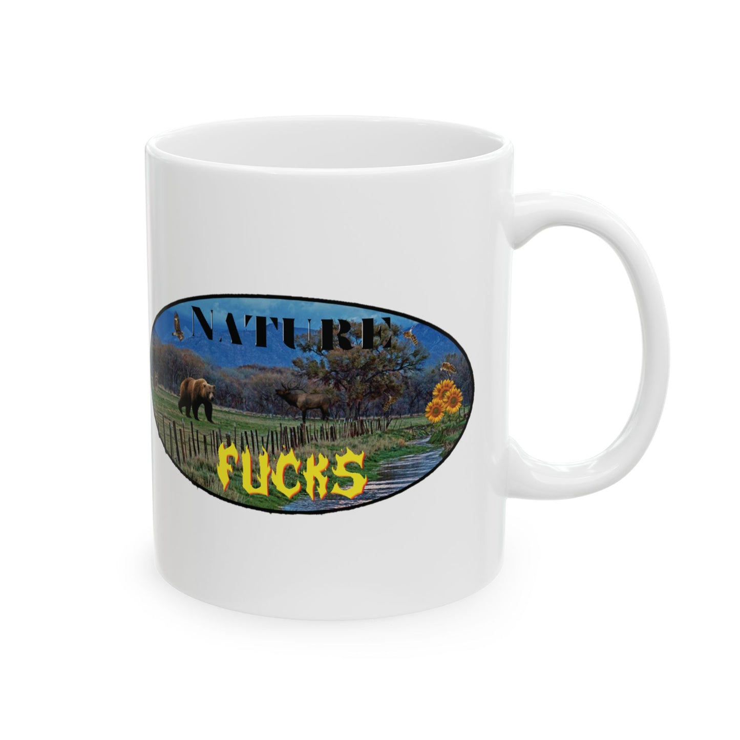 Nature F*CKS Mug, (11oz, 15oz)