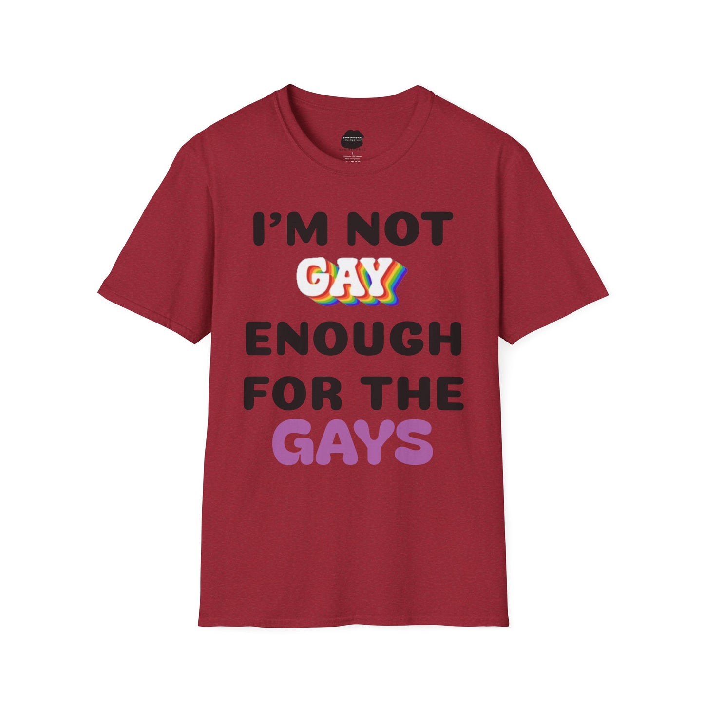 I'm Not Gay Enough for The Gays Softstyle T-Shirt