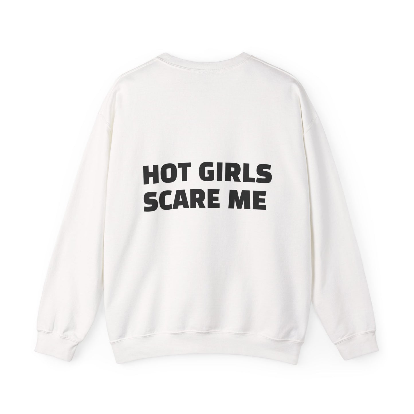 HOT GIRLS SCARE ME Heavy Blend™ Crewneck Sweatshirt
