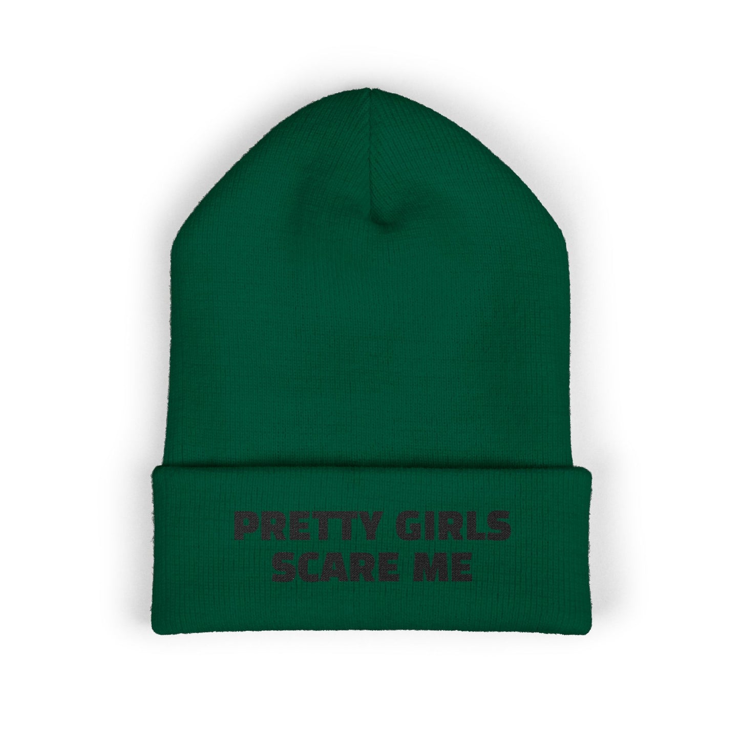 PRETTY GIRLS SCARE ME Cuffed Beanie