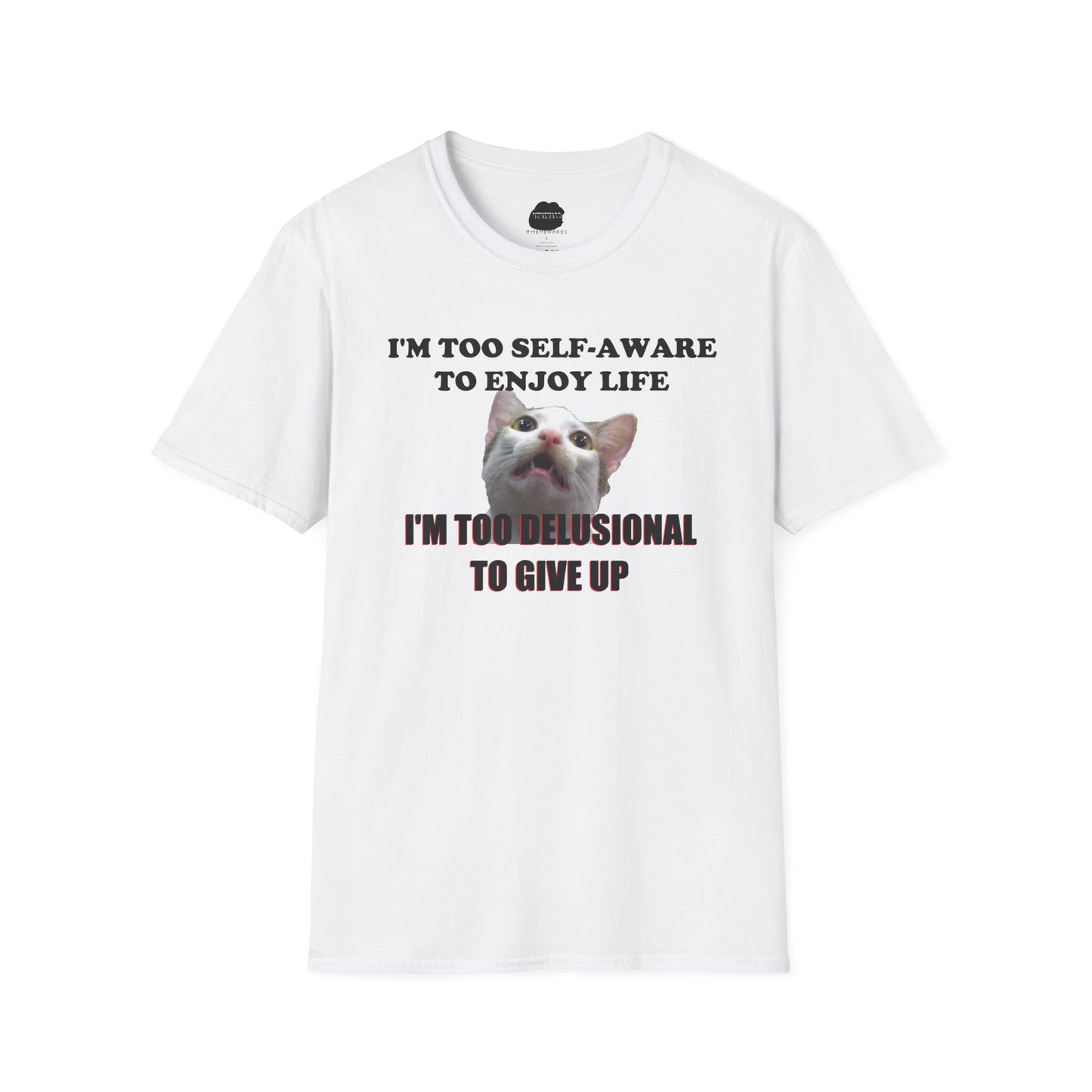Too Self-Aware Too Delusional Softstyle T-Shirt