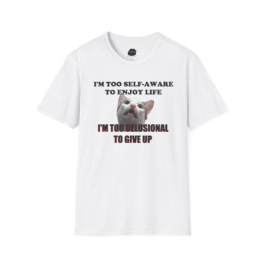 Too Self-Aware Too Delusional Softstyle T-Shirt