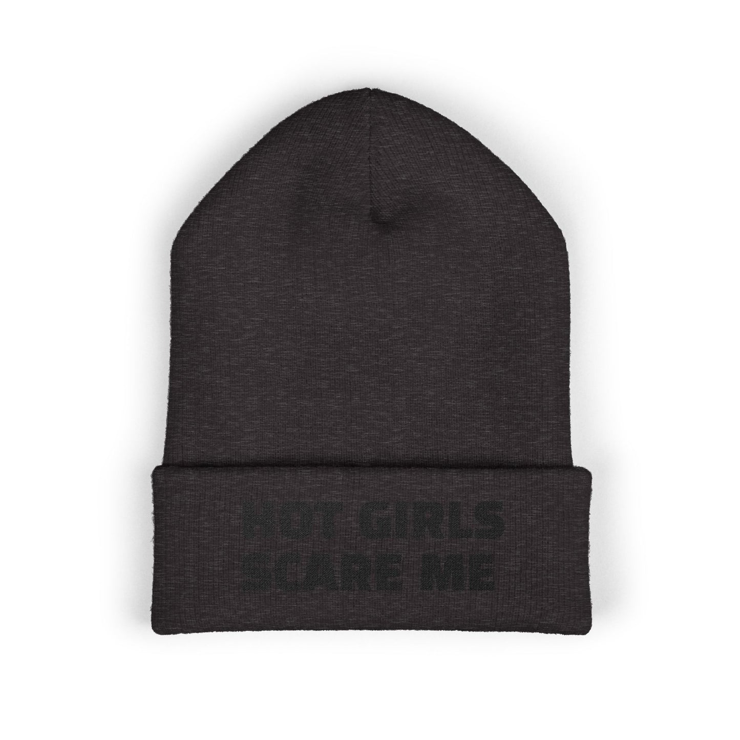 HOT GIRLS SCARE ME Cuffed Beanie