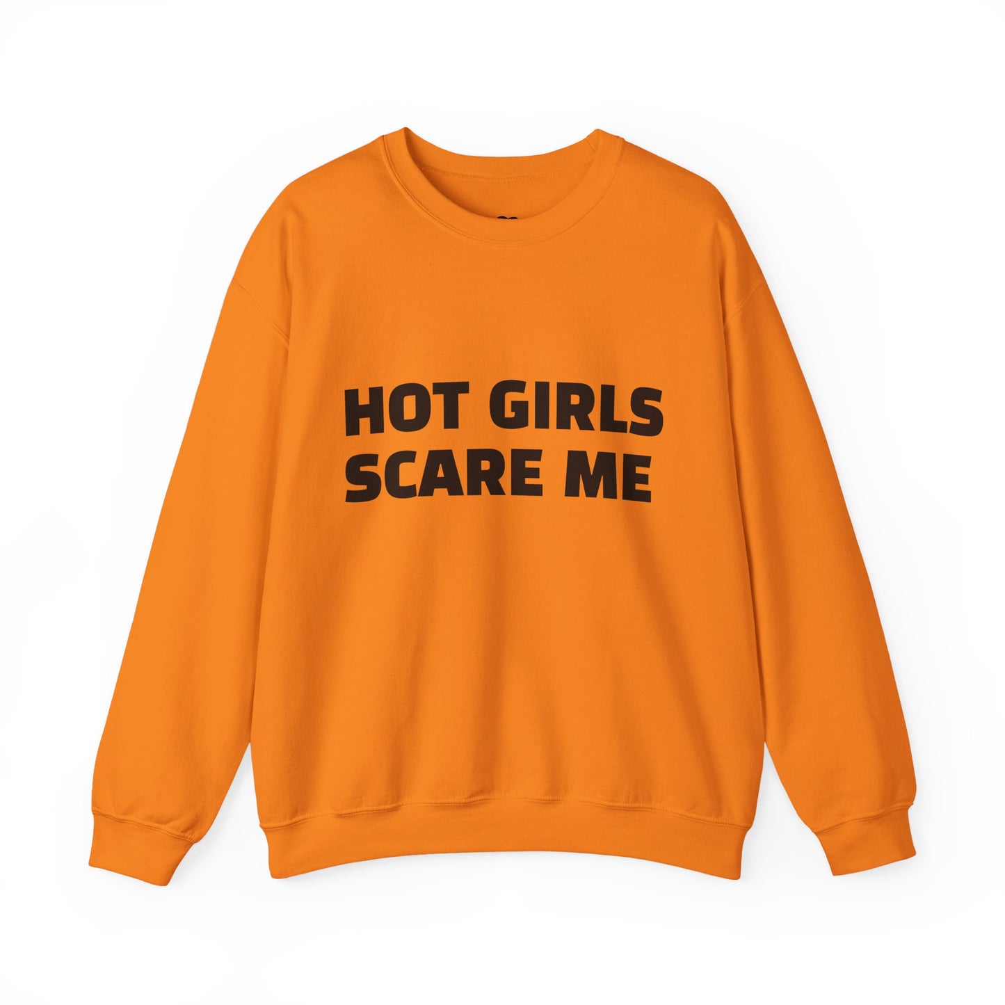 HOT GIRLS SCARE ME Heavy Blend™ Crewneck Sweatshirt
