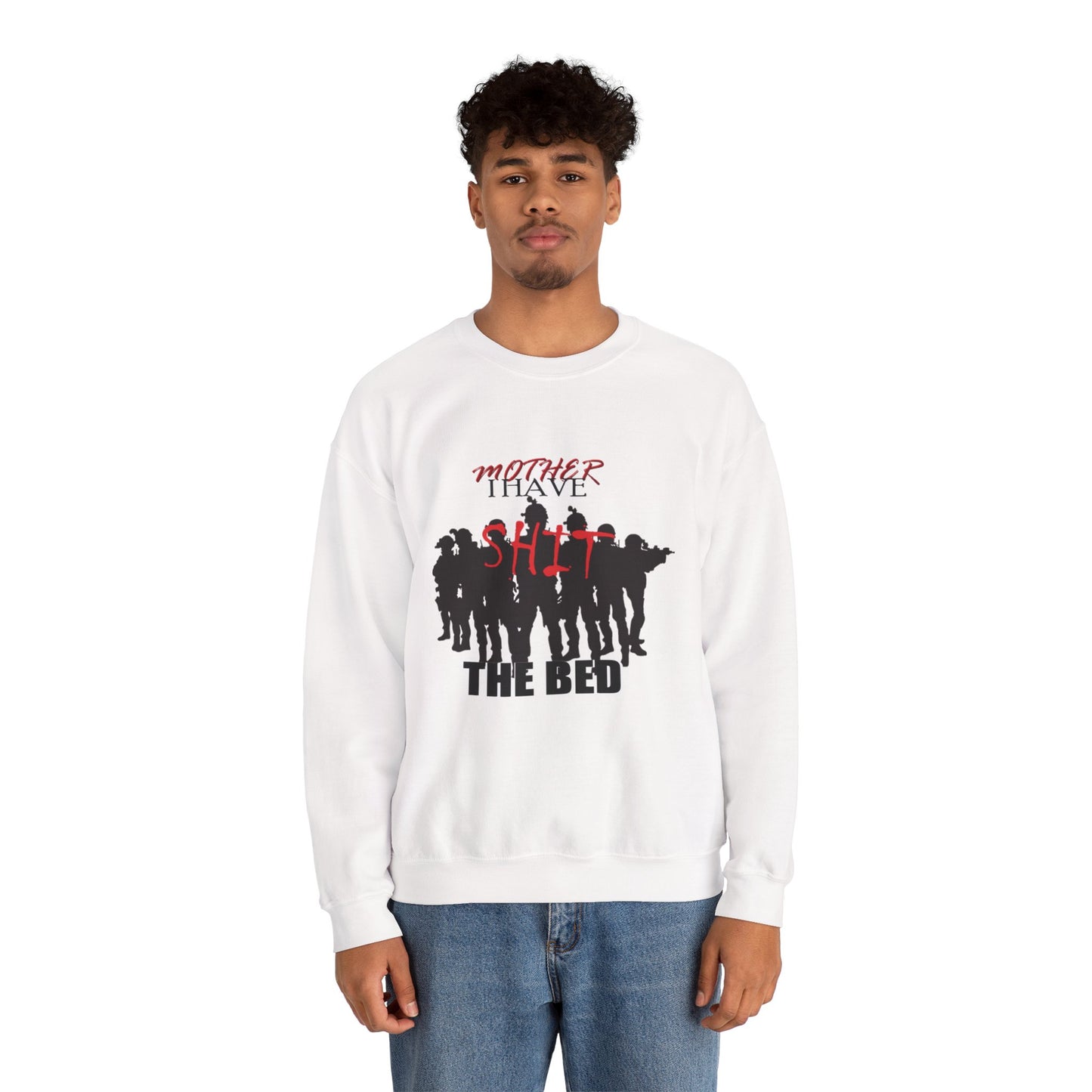 Mother I Have SH!T the Bed Women Heavy Blend™ Crewneck Sweatshirt
