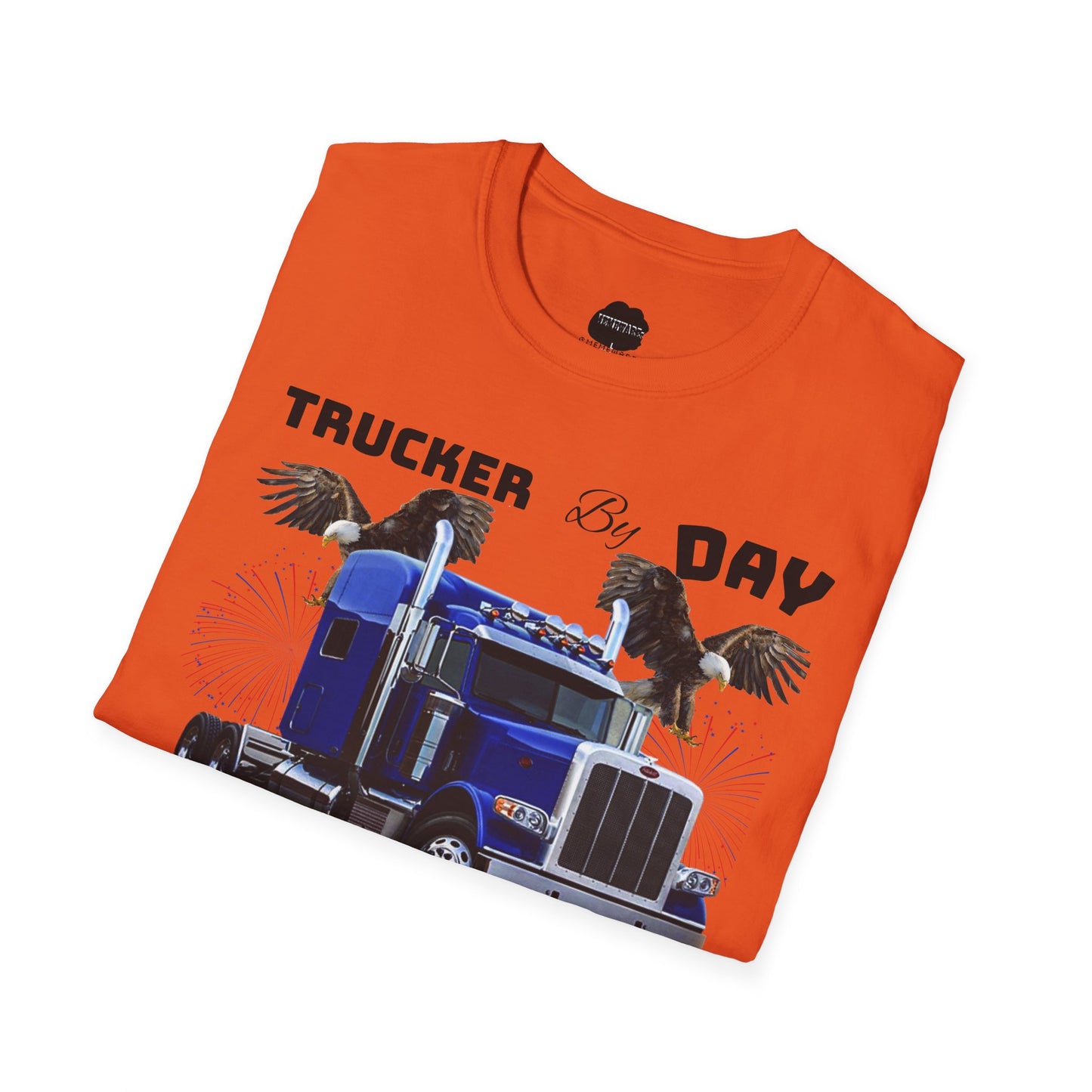 Trucker by Day Tucker by Night Softstyle T-Shirt