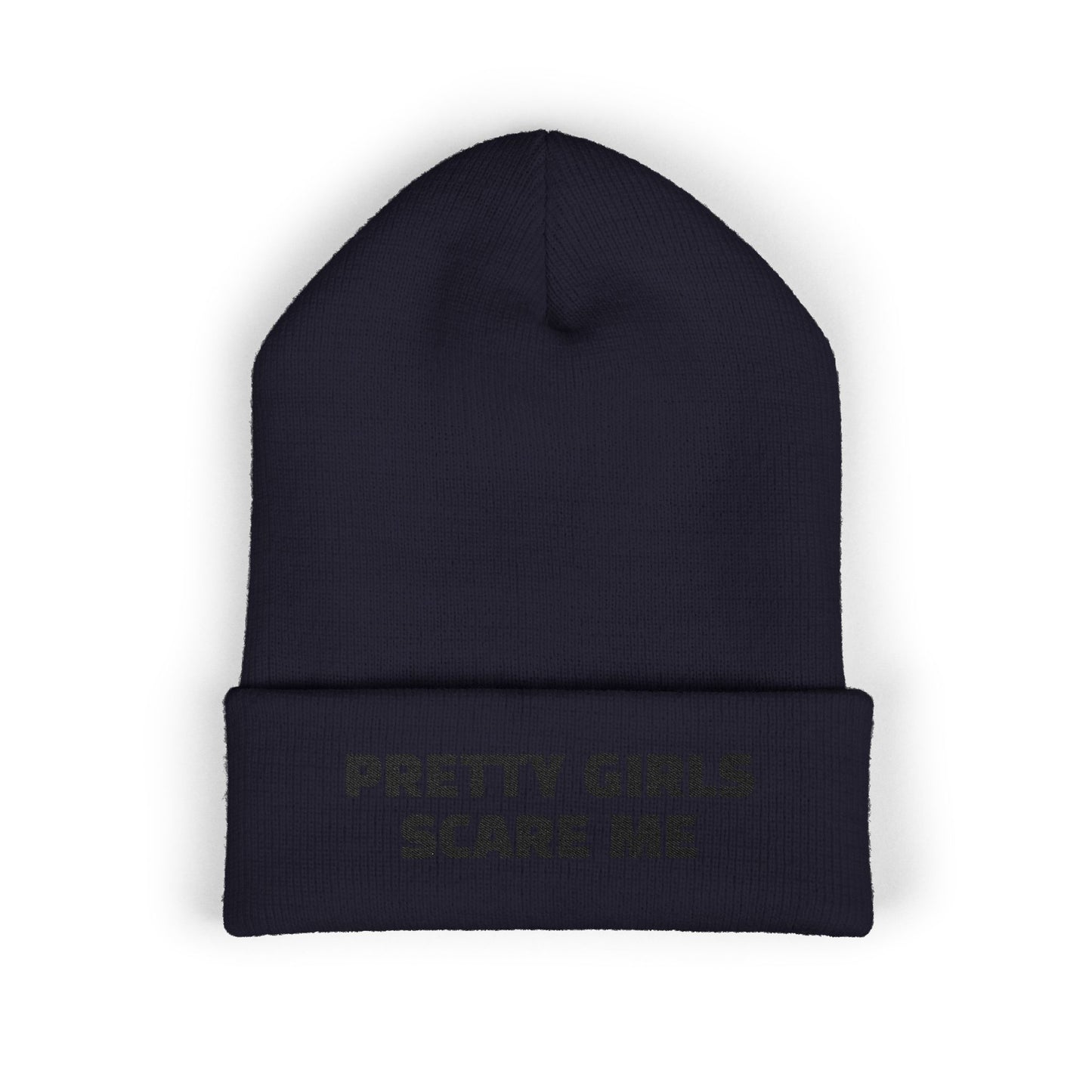 PRETTY GIRLS SCARE ME Cuffed Beanie