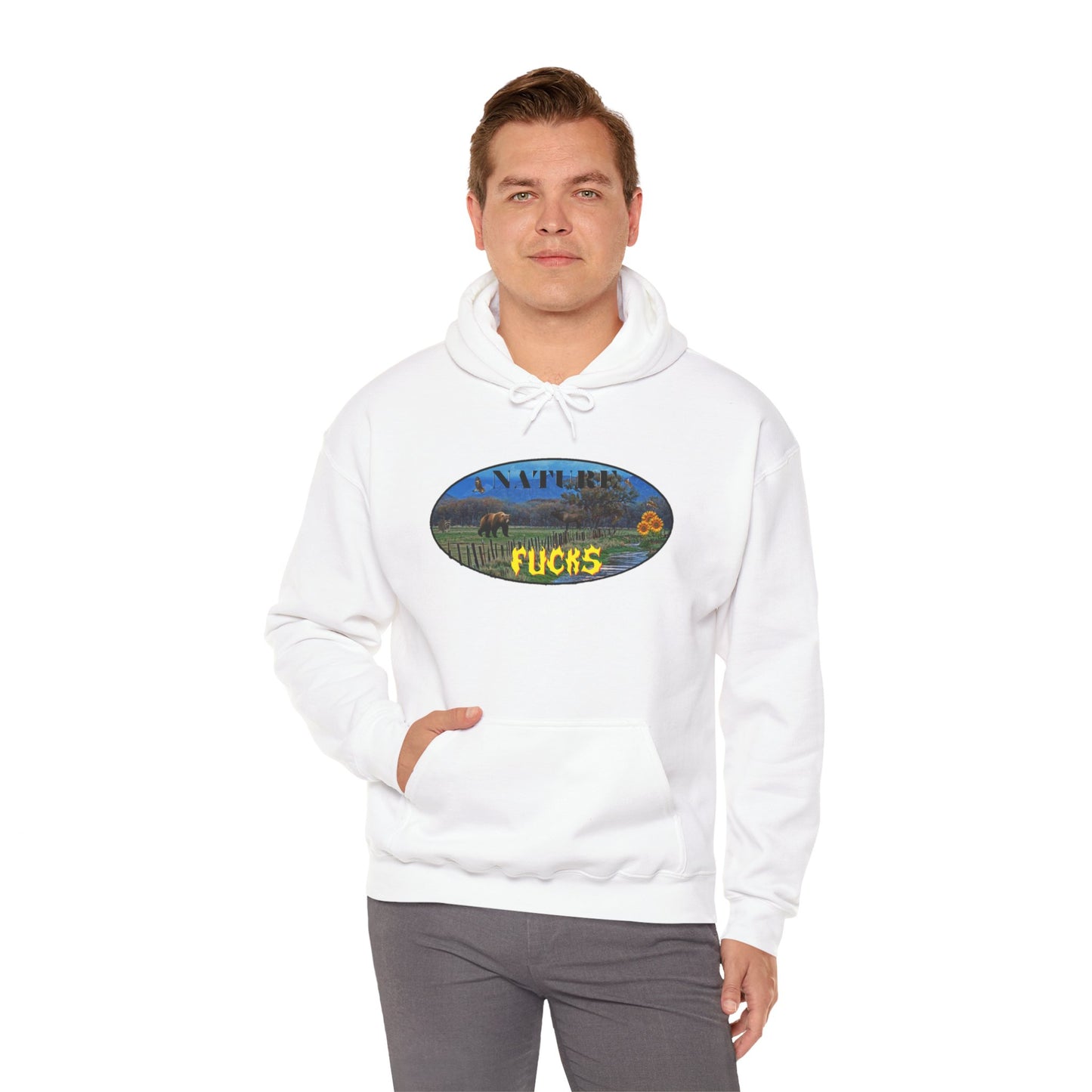 Nature Fucks Heavy Blend™ Hooded Sweatshirt