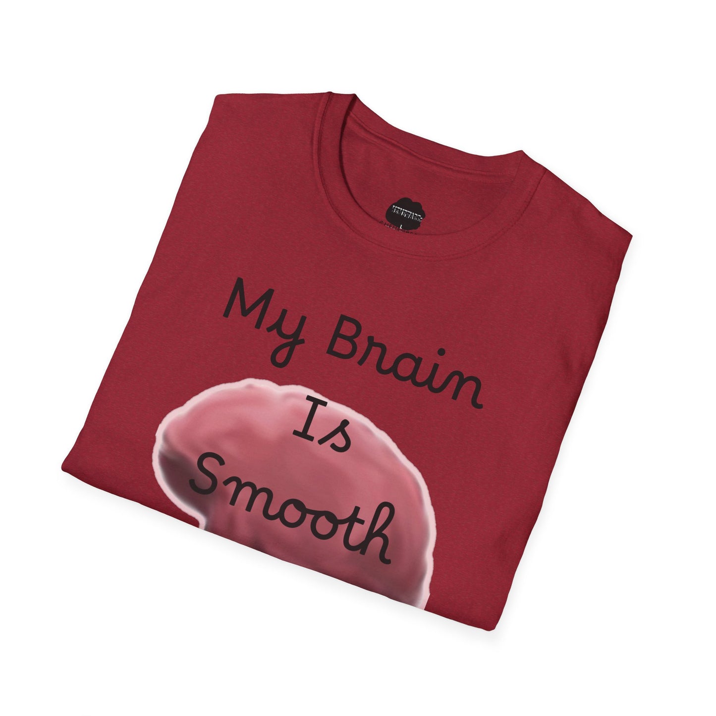 Smooth Brain Softstyle T-Shirt (Double Sided Design)