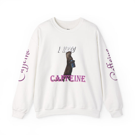 I Need Caffeine Heavy Blend™ Crewneck Sweatshirt