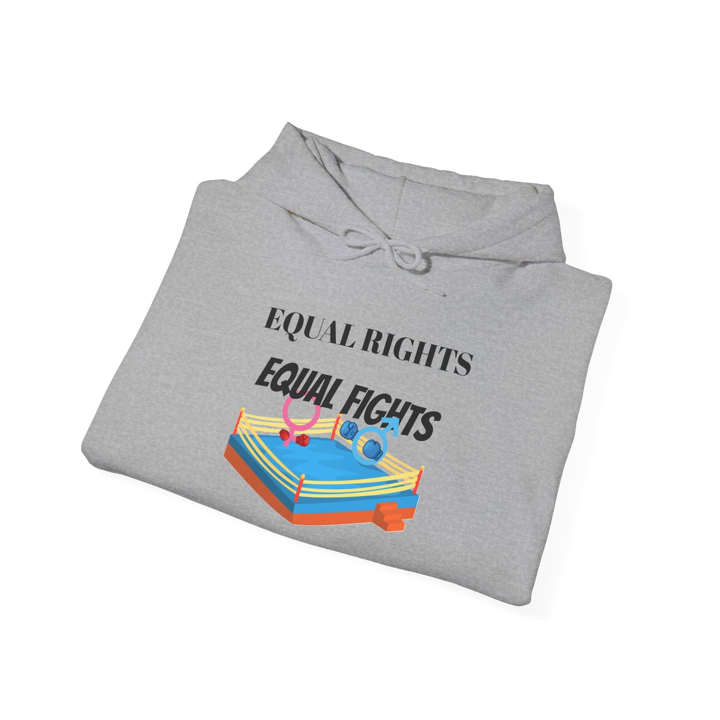 Equal Rights, Equal Fights Heavy Blend™ Hooded Sweatshirt