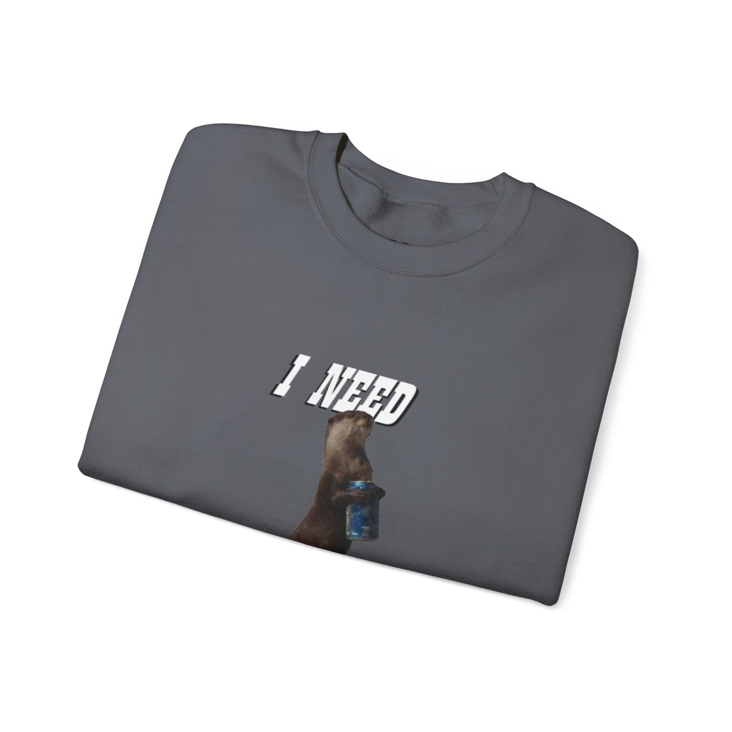 I Need Caffeine Heavy Blend™ Crewneck Sweatshirt