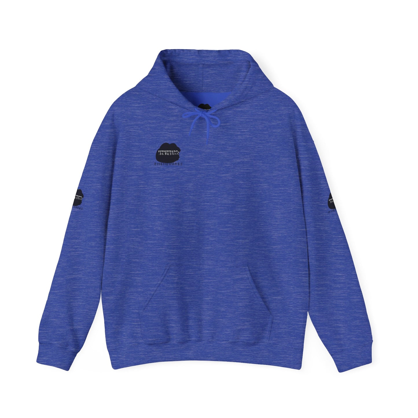 MEMEWAREs Heavy Blend™ Hooded Sweatshirt (sleeve design)