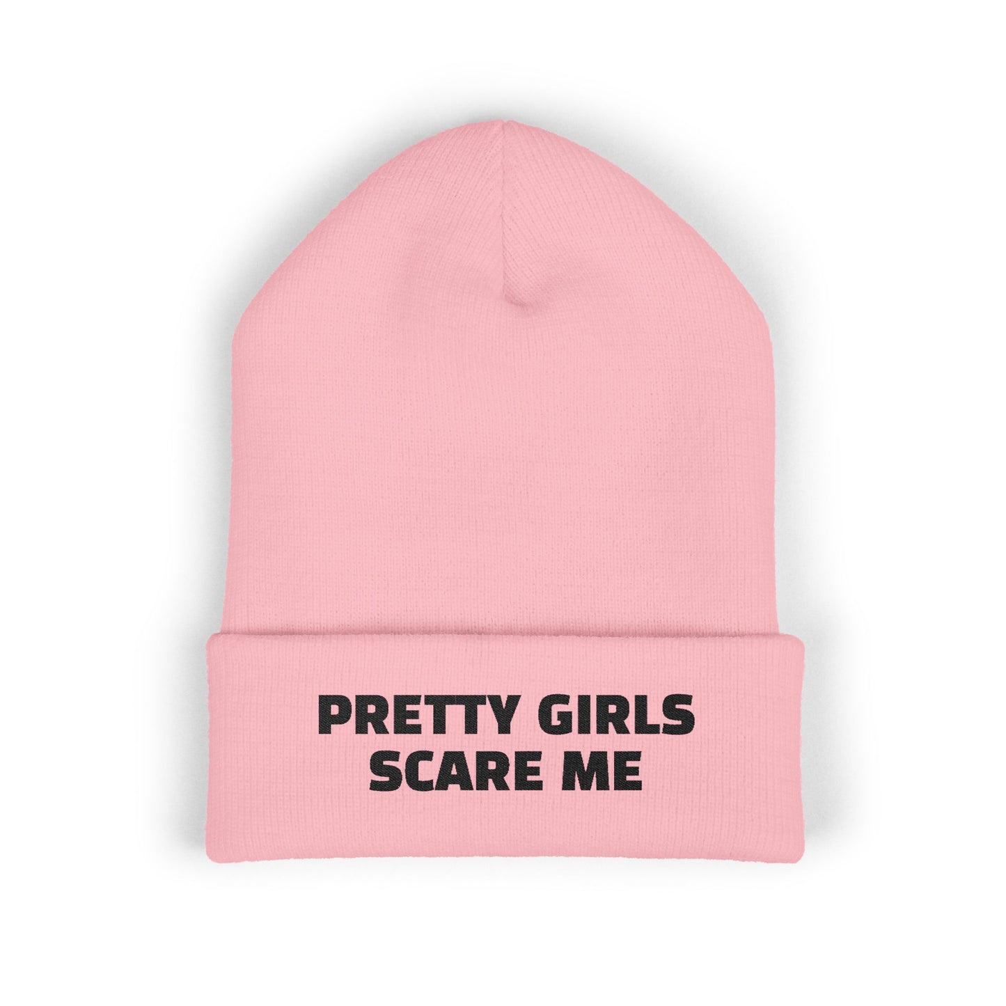 PRETTY GIRLS SCARE ME Cuffed Beanie