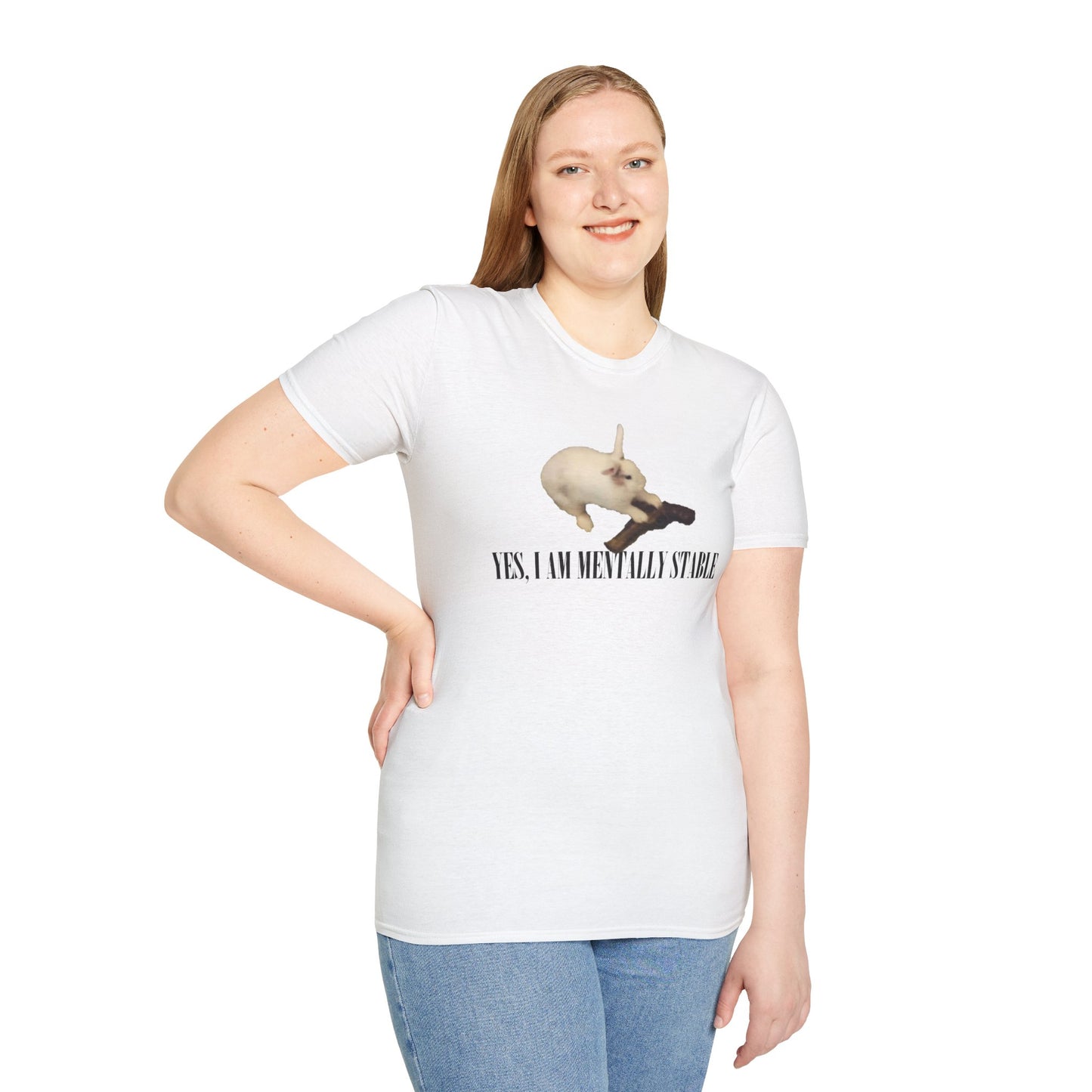 Yes, I am Mentally Stable Softstyle T-Shirt