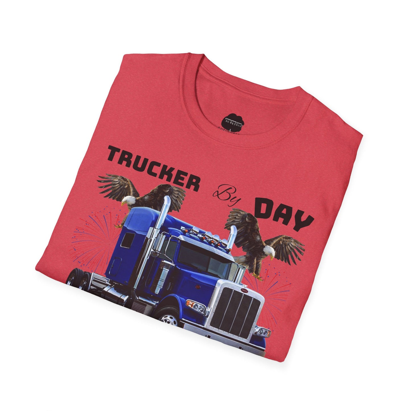 Trucker by Day Tucker by Night Softstyle T-Shirt