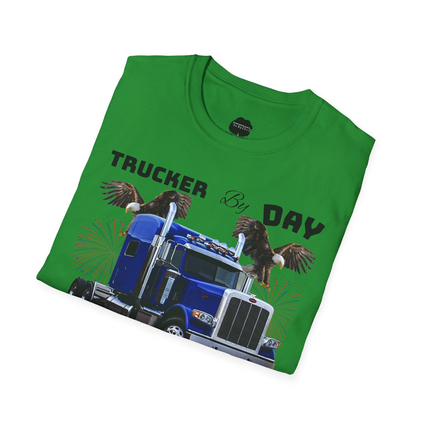 Trucker by Day Tucker by Night Softstyle T-Shirt