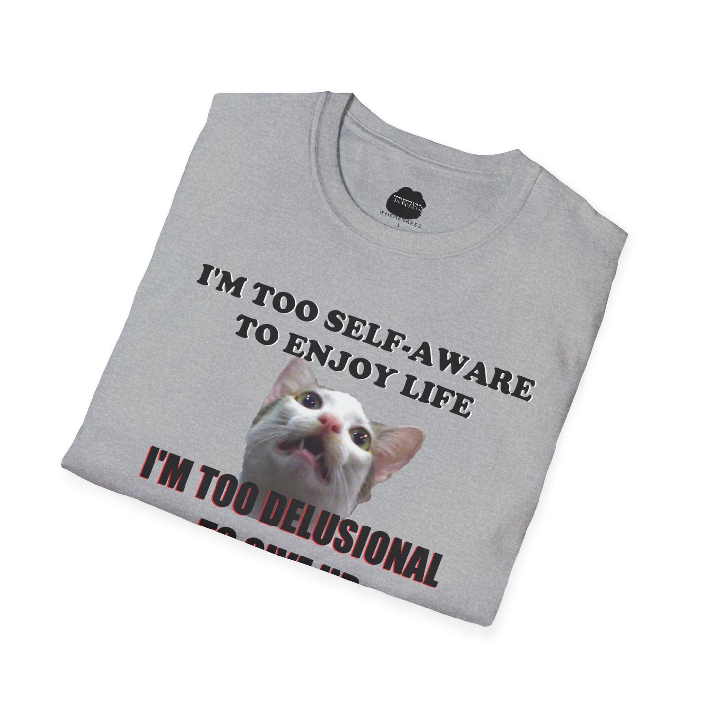 Too Self-Aware Too Delusional Softstyle T-Shirt
