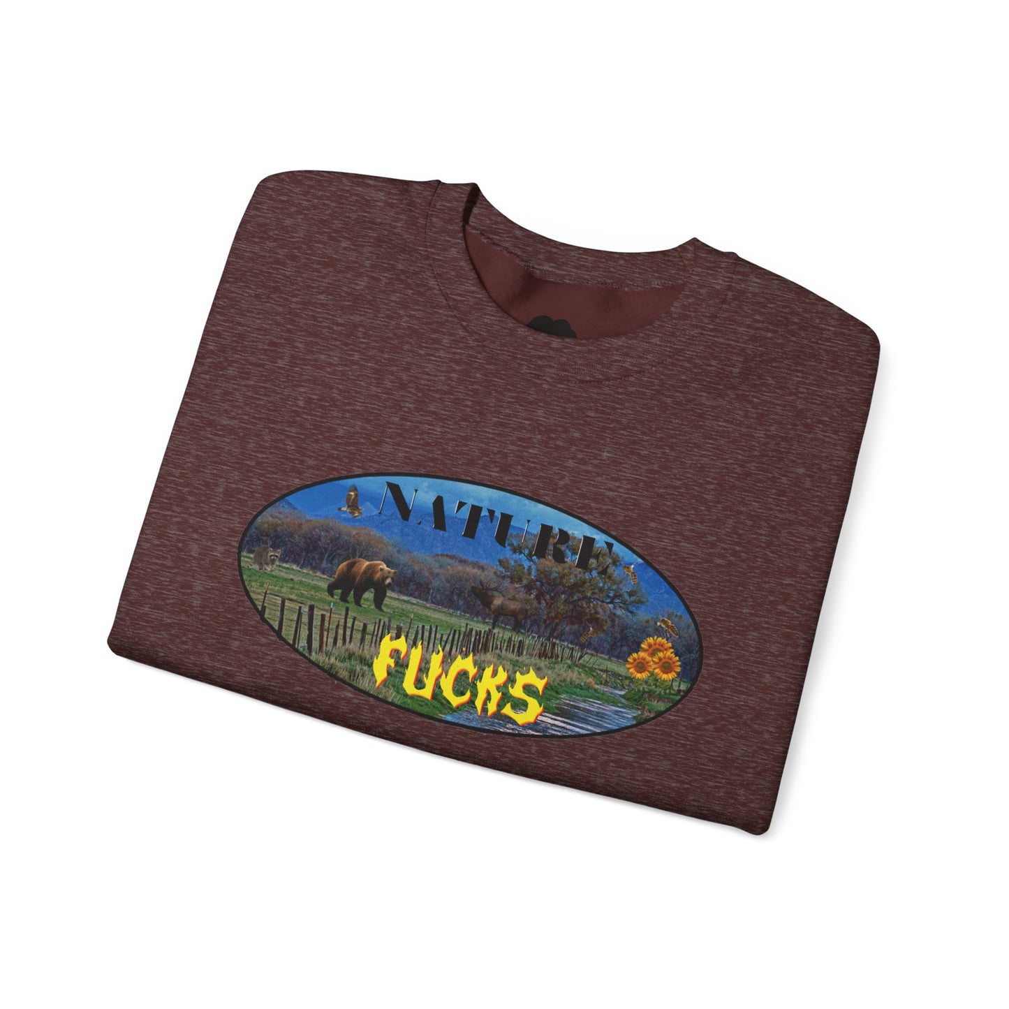 NATURE FUCKS Heavy Blend™ Crewneck Sweatshirt
