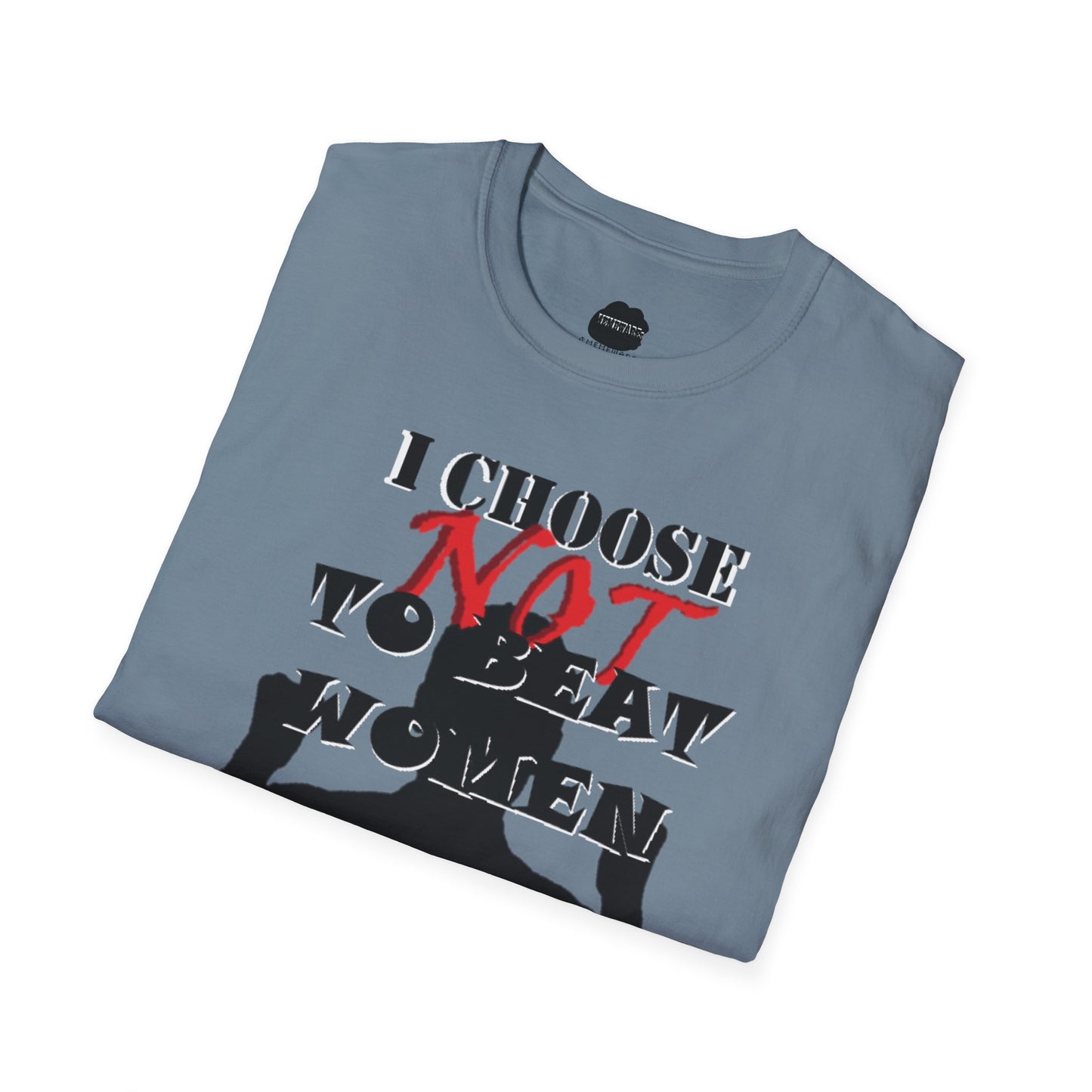 I Do NOT Beat Women Softstyle T-Shirt
