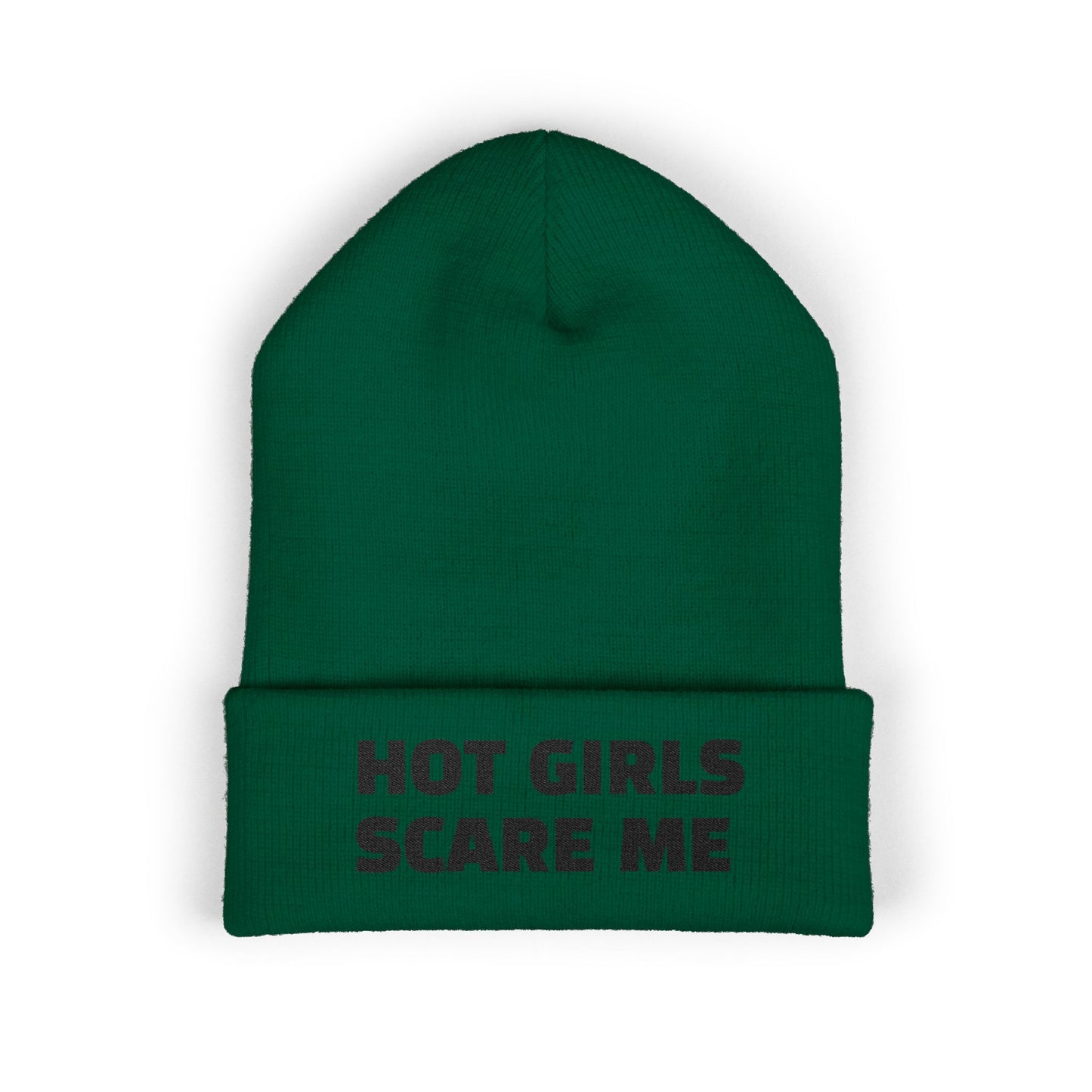HOT GIRLS SCARE ME Cuffed Beanie
