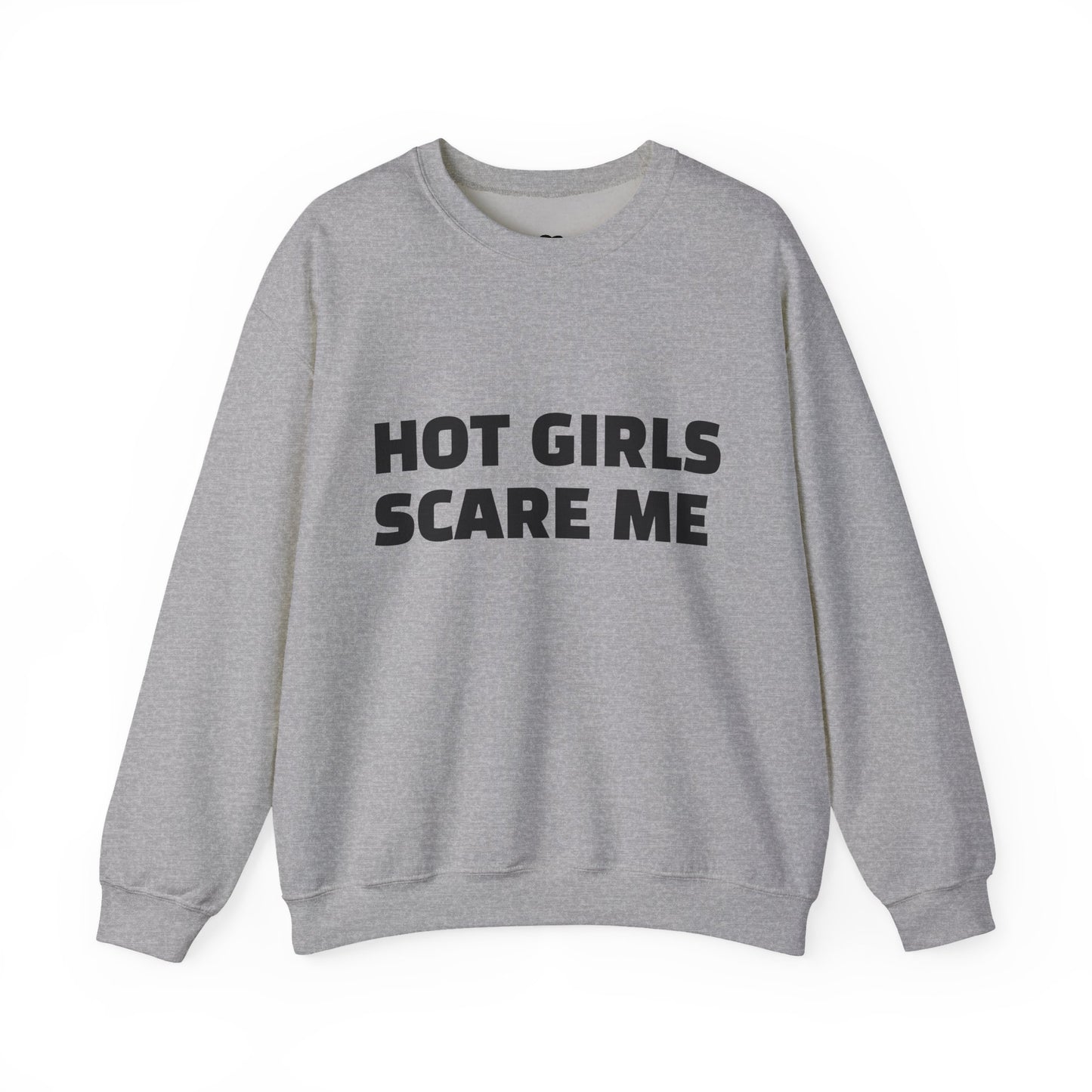 HOT GIRLS SCARE ME Heavy Blend™ Crewneck Sweatshirt