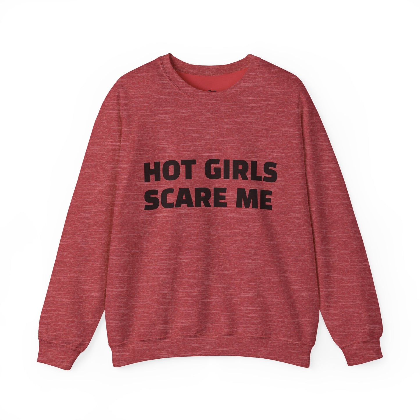 HOT GIRLS SCARE ME Heavy Blend™ Crewneck Sweatshirt
