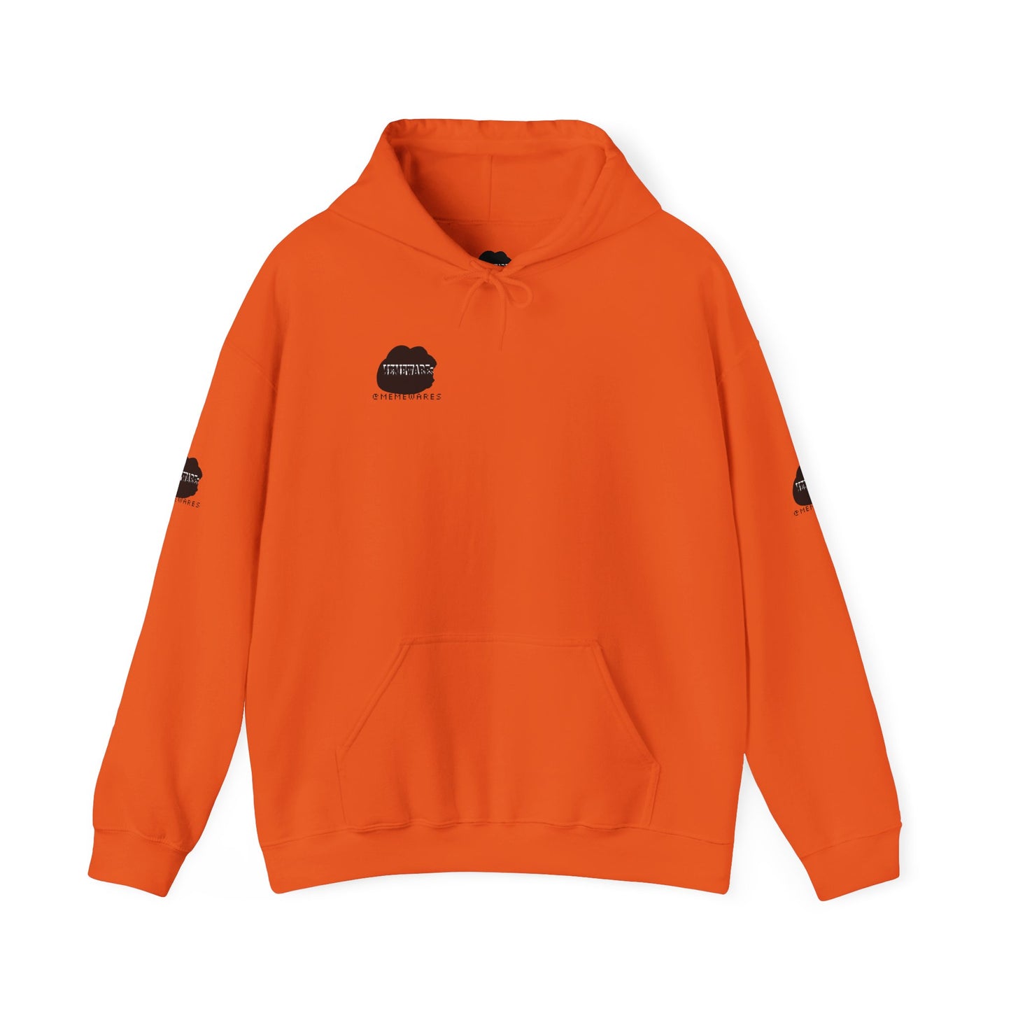 MEMEWAREs Heavy Blend™ Hooded Sweatshirt (sleeve design)