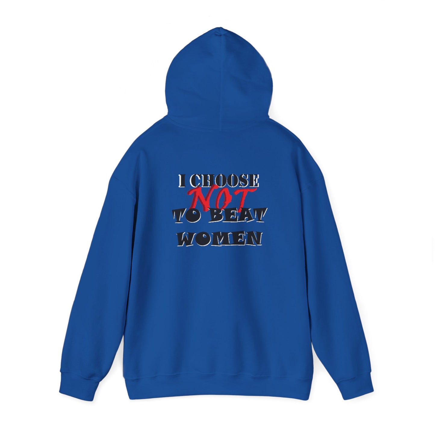 I Choose NOT To Beat Women Heavy Blend™ Hooded Sweatshirt