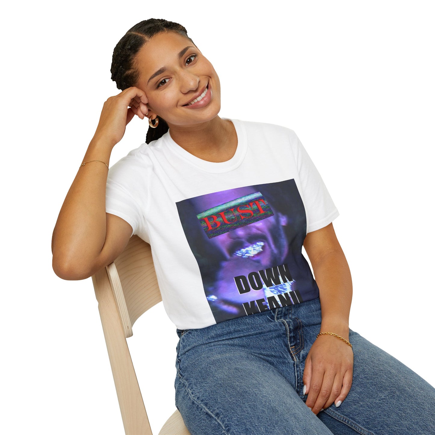 Bust Down Keanu Softstyle T-Shirt