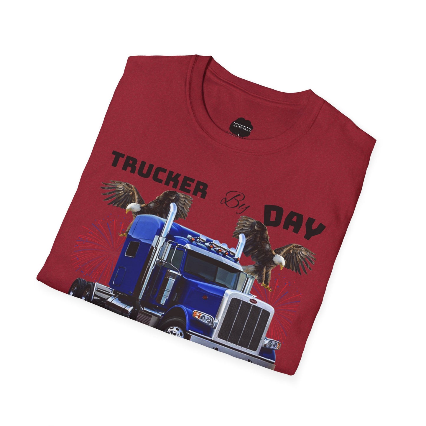 Trucker by Day Tucker by Night Softstyle T-Shirt