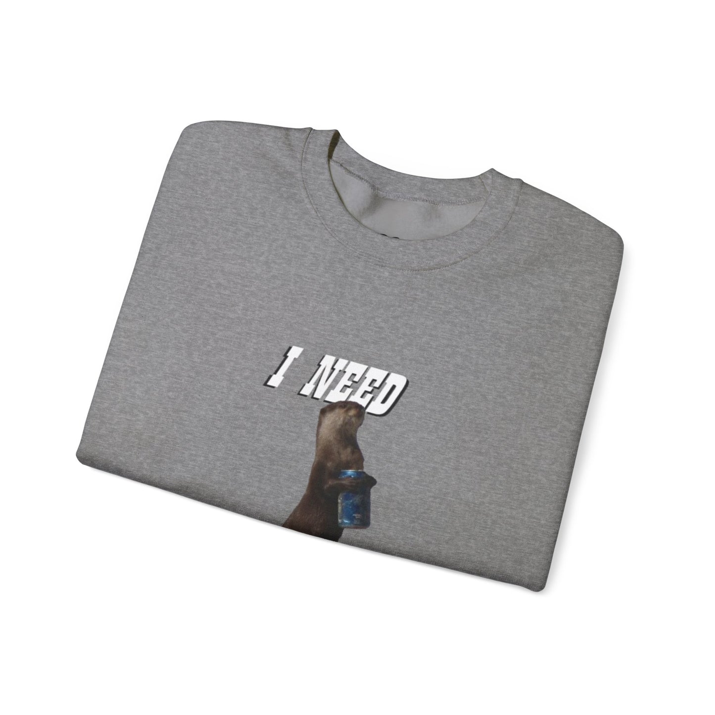 I Need Caffeine Heavy Blend™ Crewneck Sweatshirt