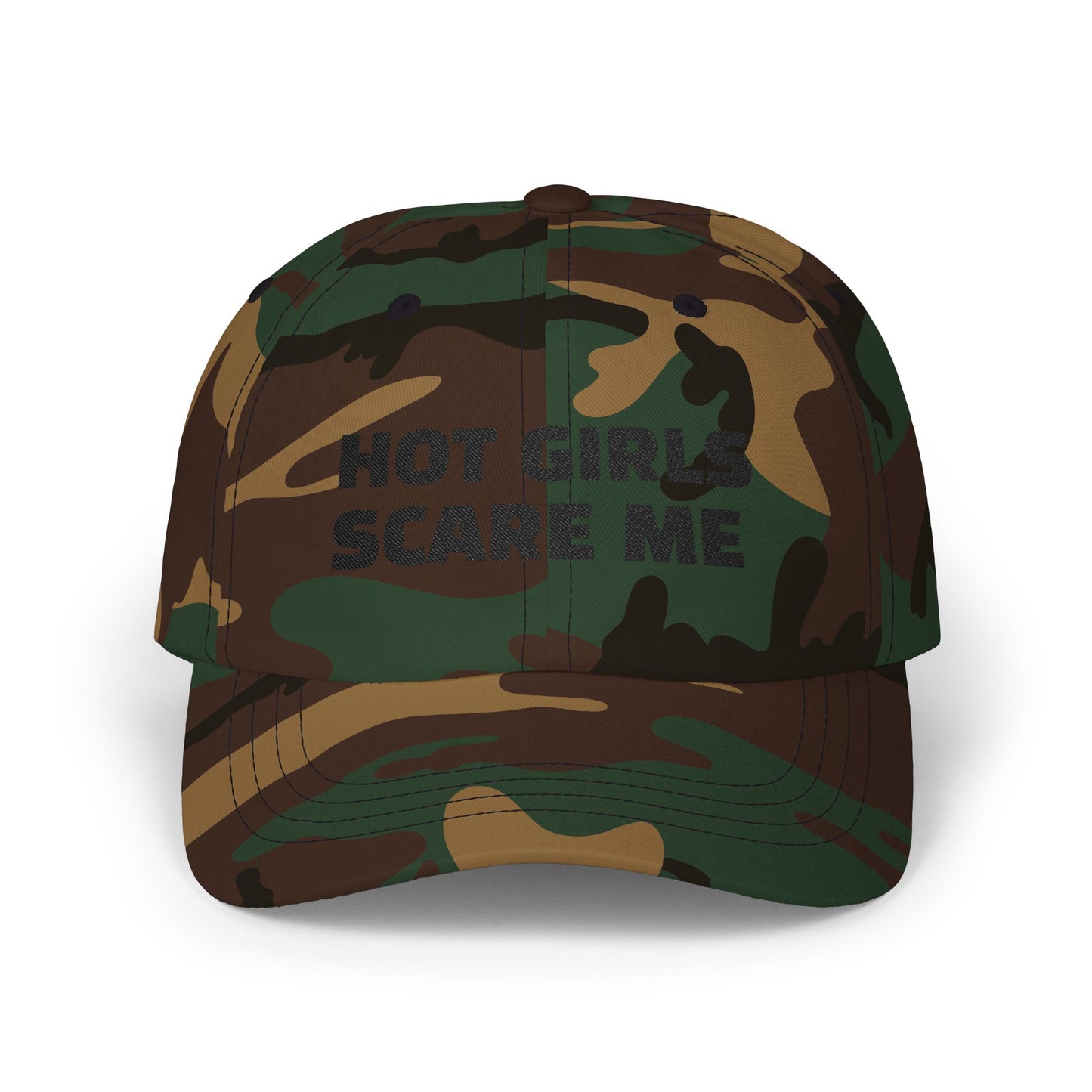 Hot Girls Scare Me Dad Cap