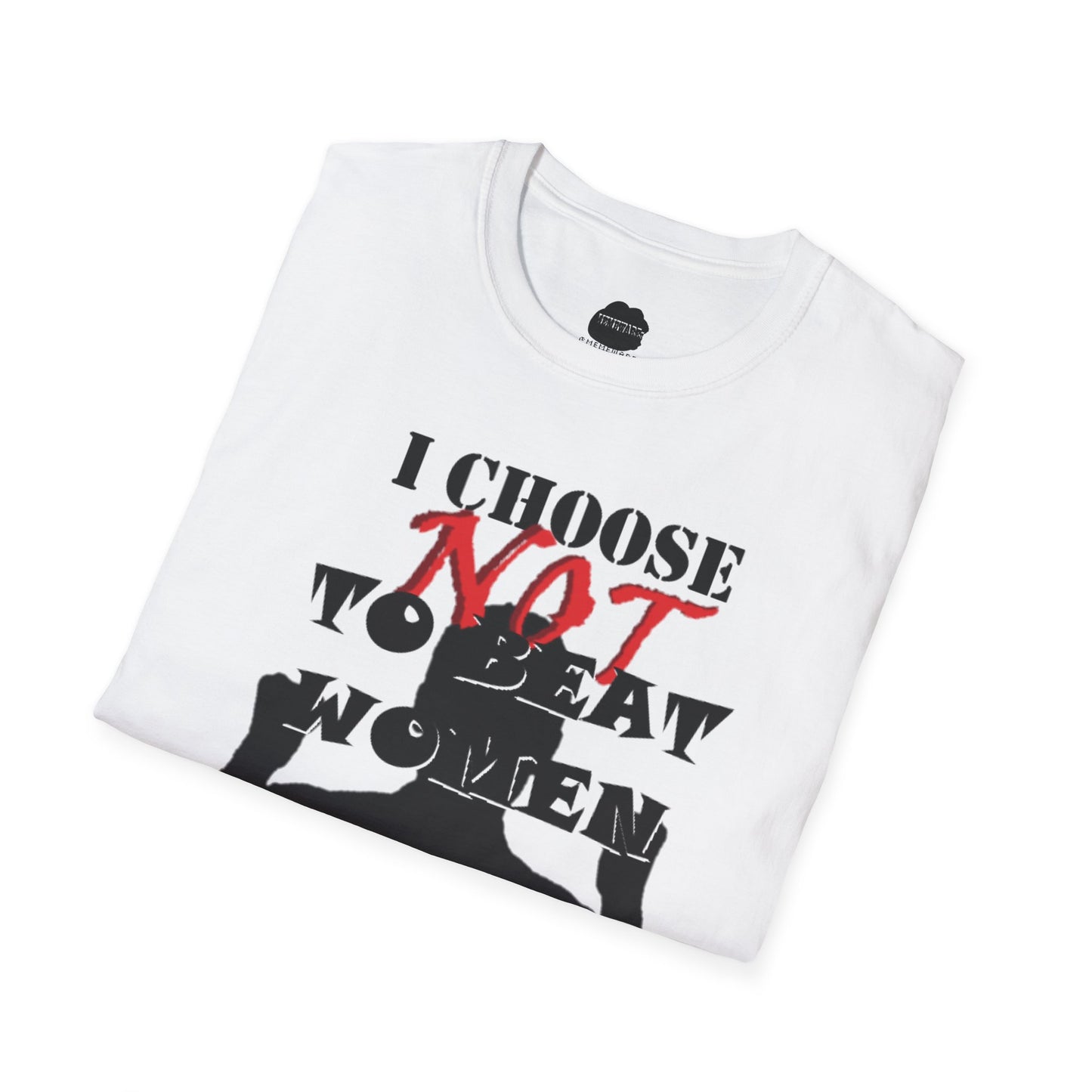 I Do NOT Beat Women Softstyle T-Shirt