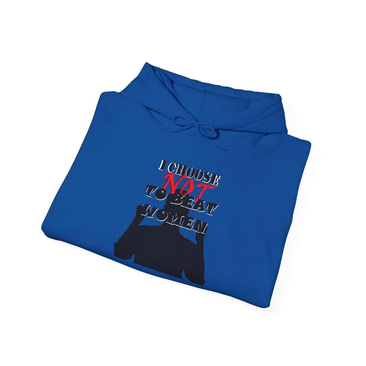 I Choose NOT To Beat Women Heavy Blend™ Hooded Sweatshirt
