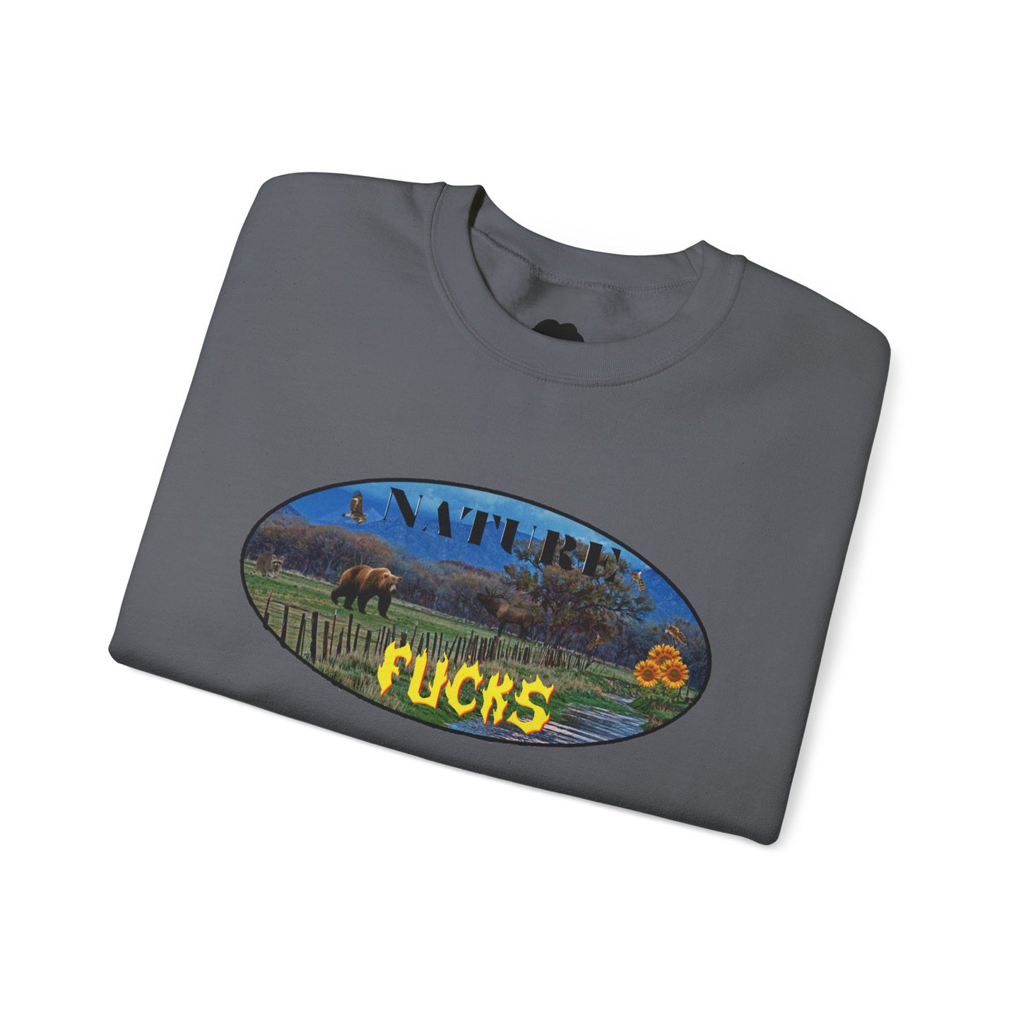 NATURE FUCKS Heavy Blend™ Crewneck Sweatshirt