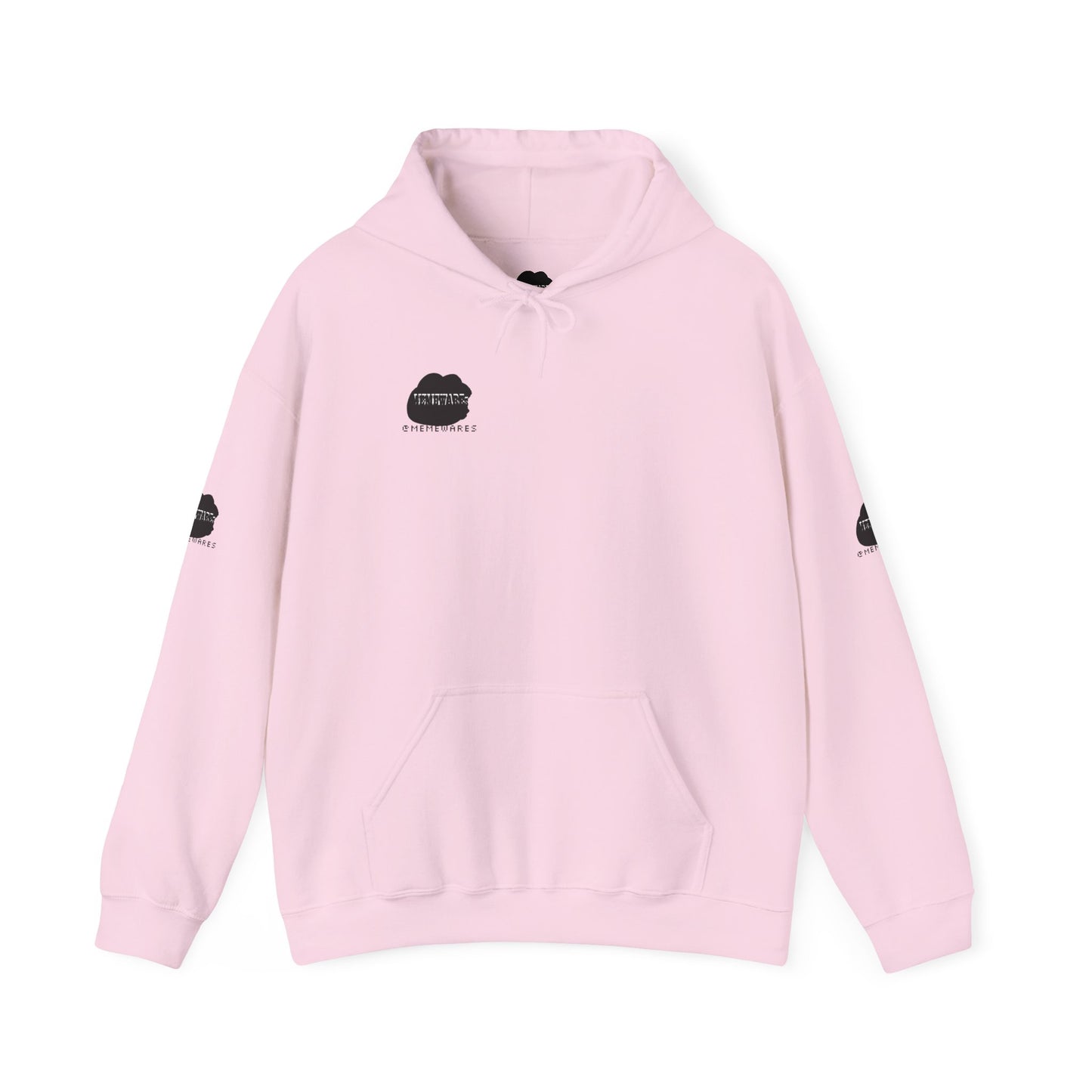 MEMEWAREs Heavy Blend™ Hooded Sweatshirt (sleeve design)