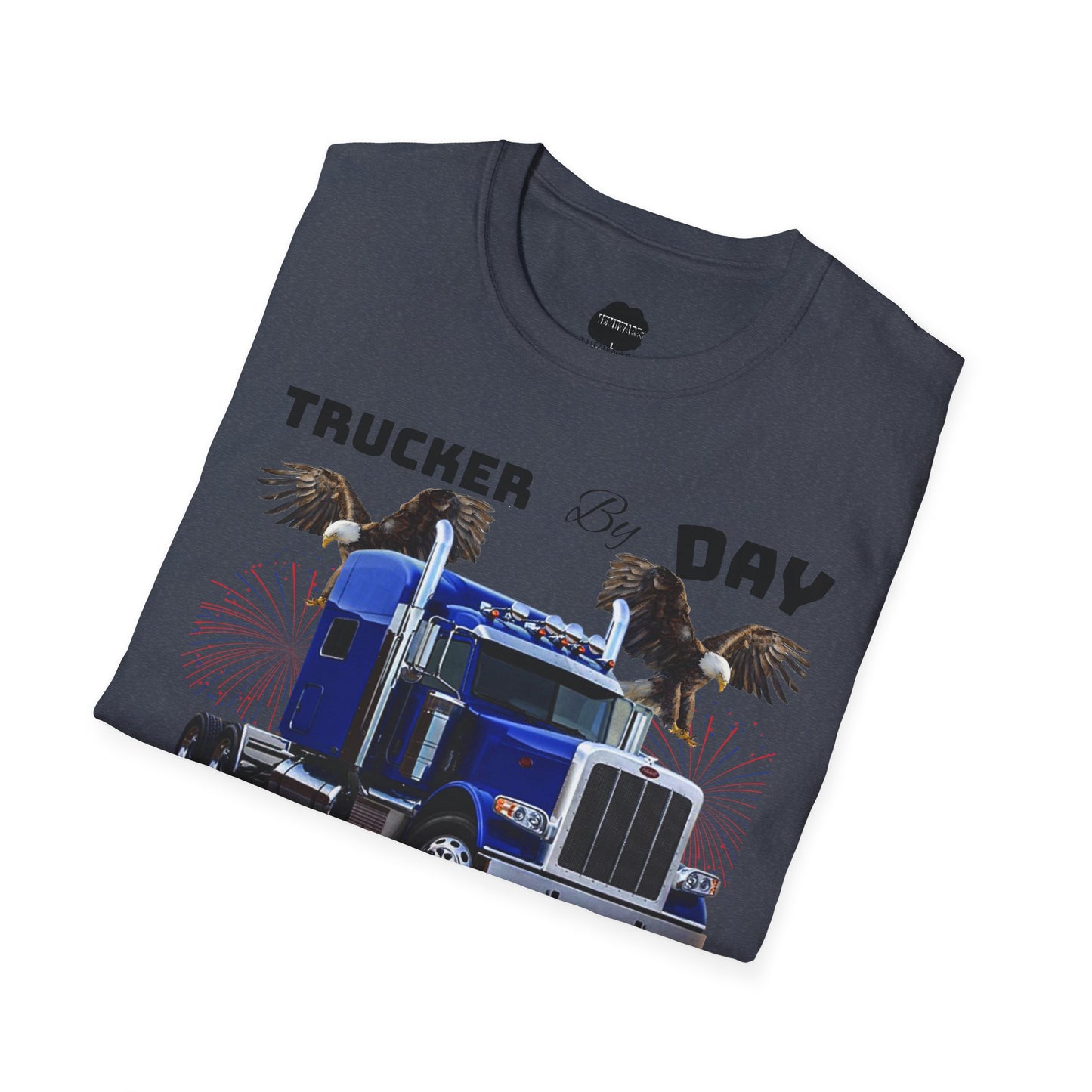Trucker by Day Tucker by Night Softstyle T-Shirt