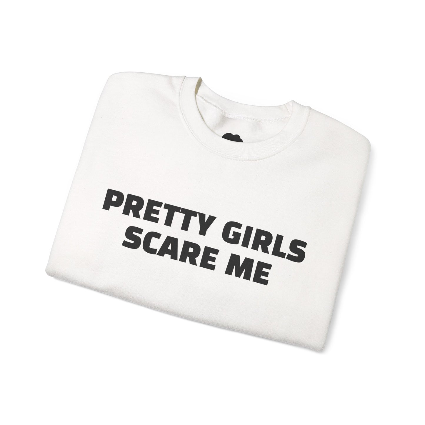 "PRETTY GIRLS SCARE ME" Heavy Blend™ Crewneck Sweatshirt