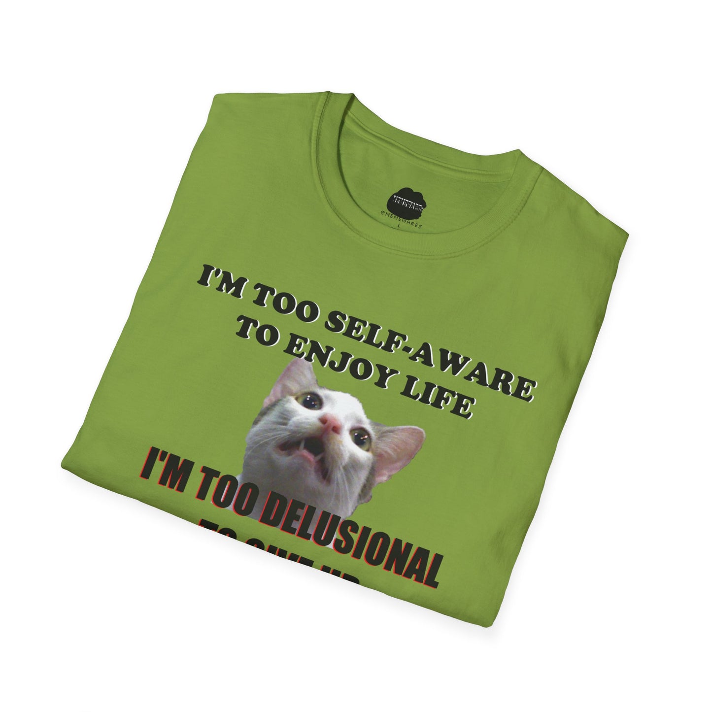 Too Self-Aware Too Delusional Softstyle T-Shirt