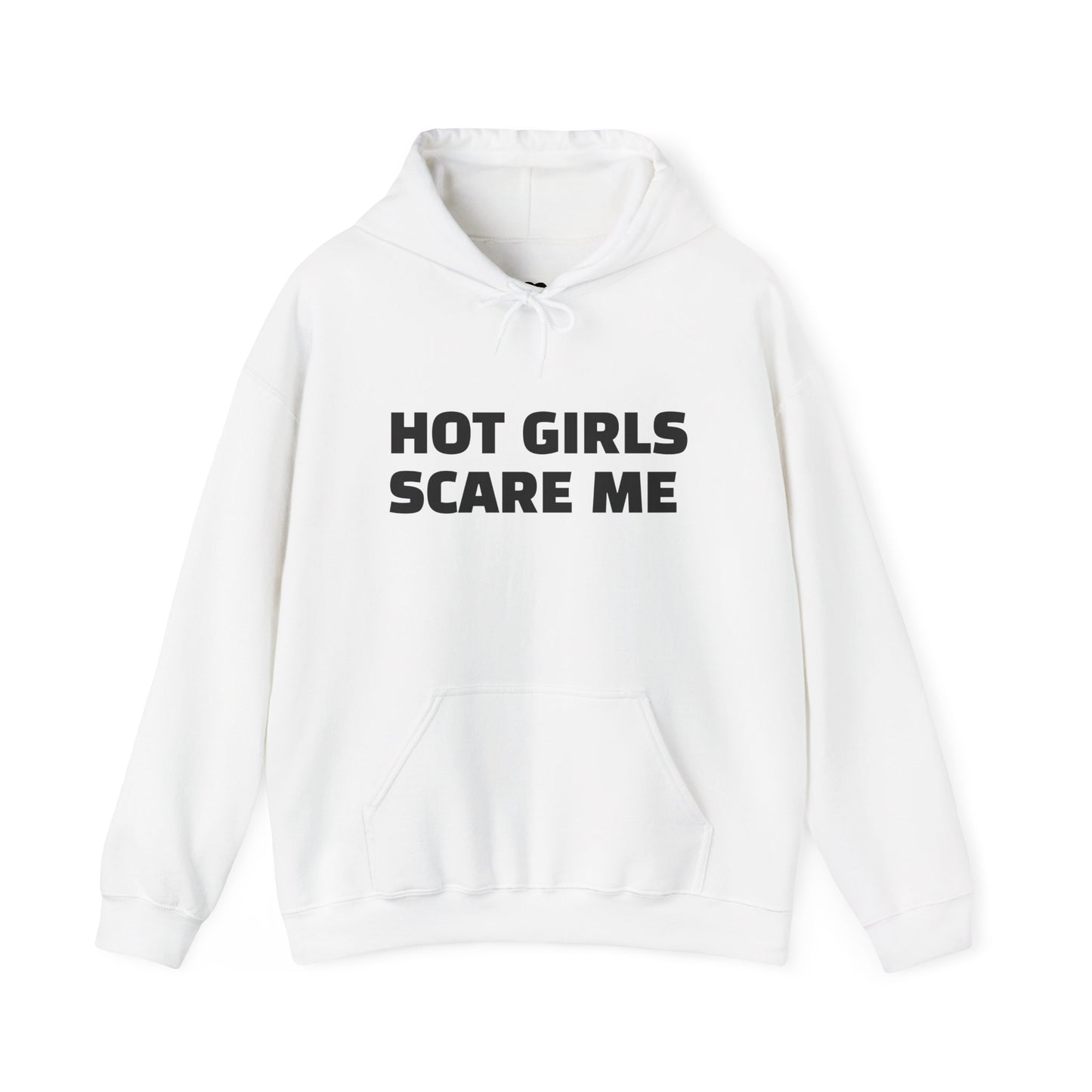 HOT GIRLS SCARE ME Heavy Blend™ Hooded Sweatshirt