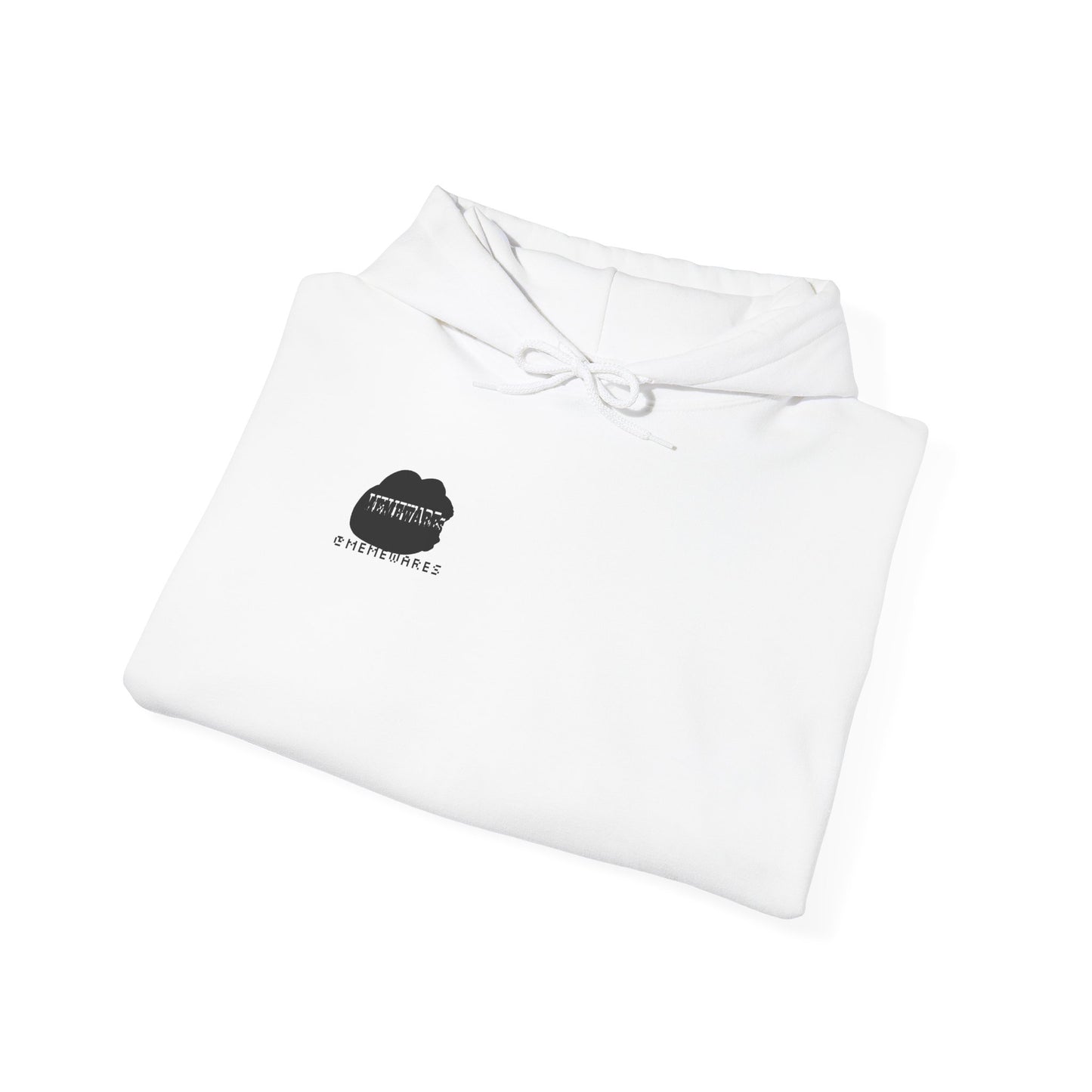 MEMEWAREs Heavy Blend™ Hooded Sweatshirt (sleeve design)