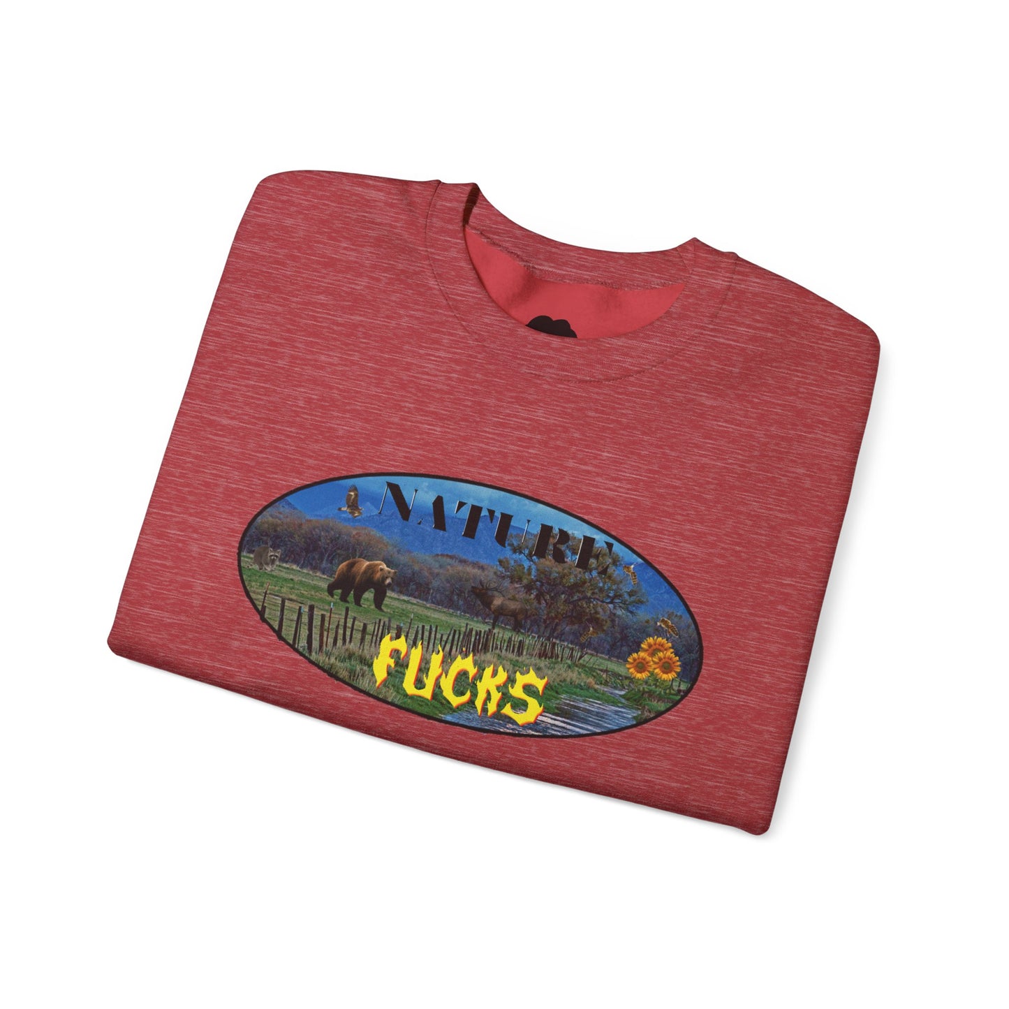 NATURE FUCKS Heavy Blend™ Crewneck Sweatshirt
