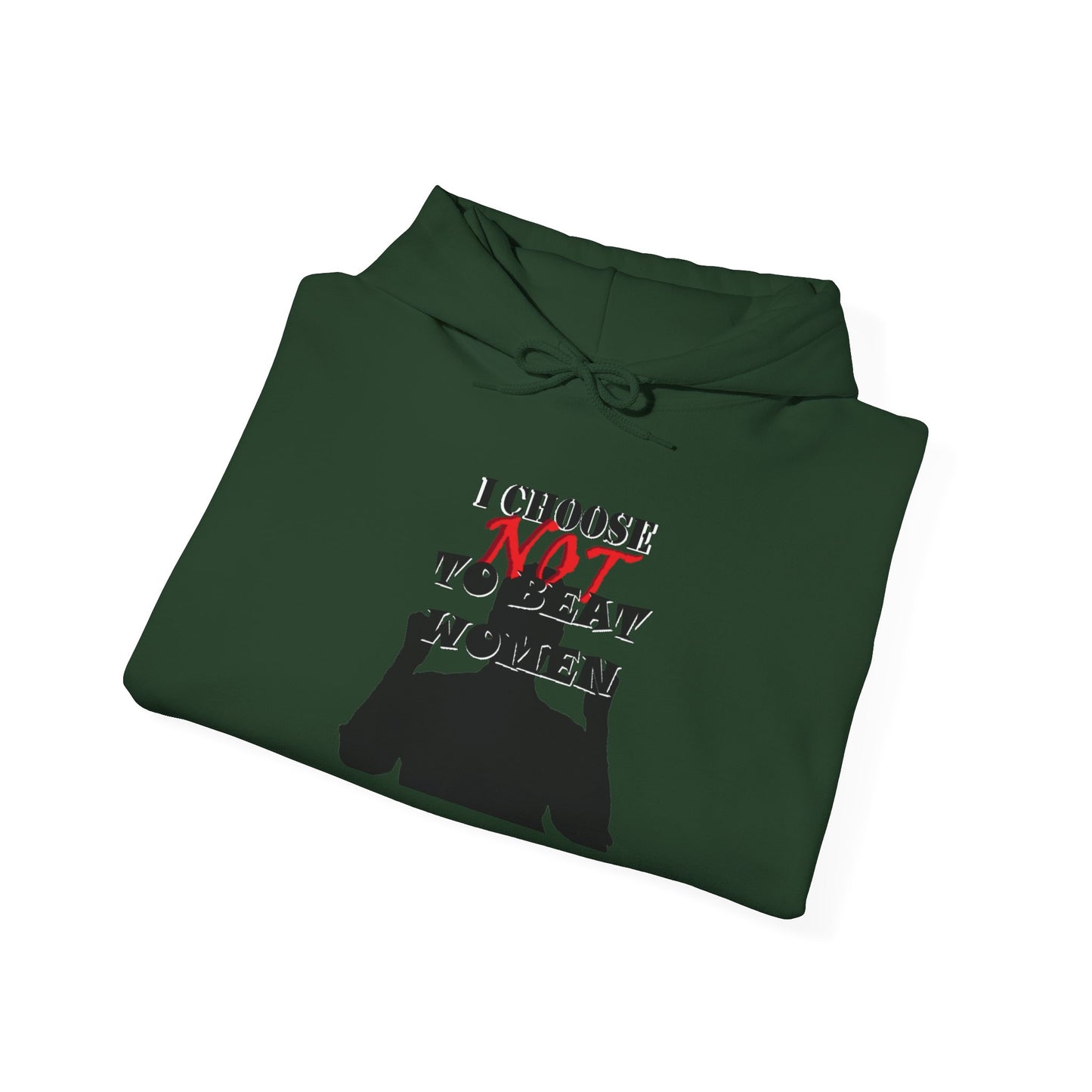 I Choose NOT To Beat Women Heavy Blend™ Hooded Sweatshirt