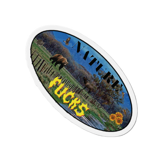 NATURE F*CKS Die-Cut Magnets